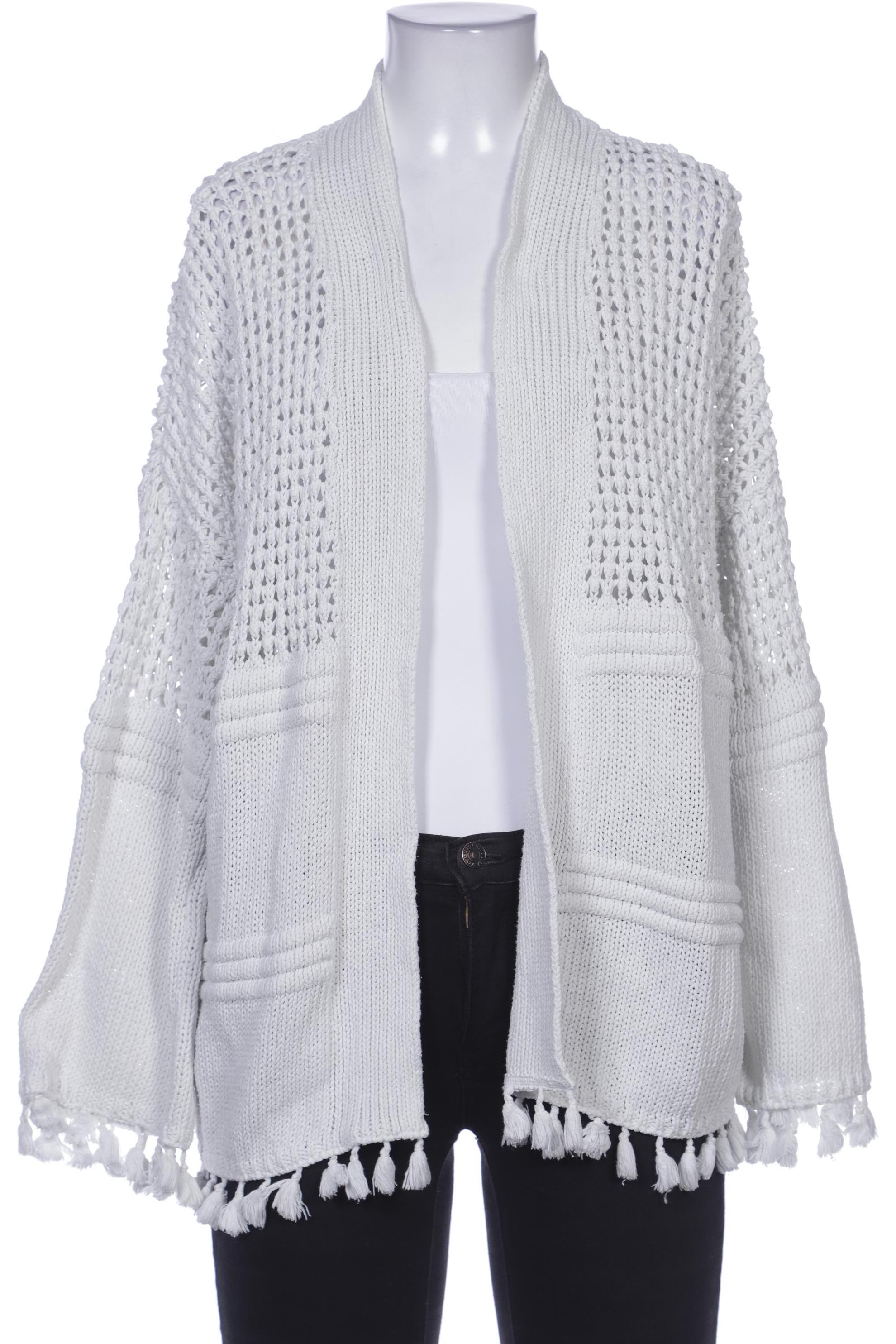 

Mango Damen Strickjacke, weiß, Gr. 34