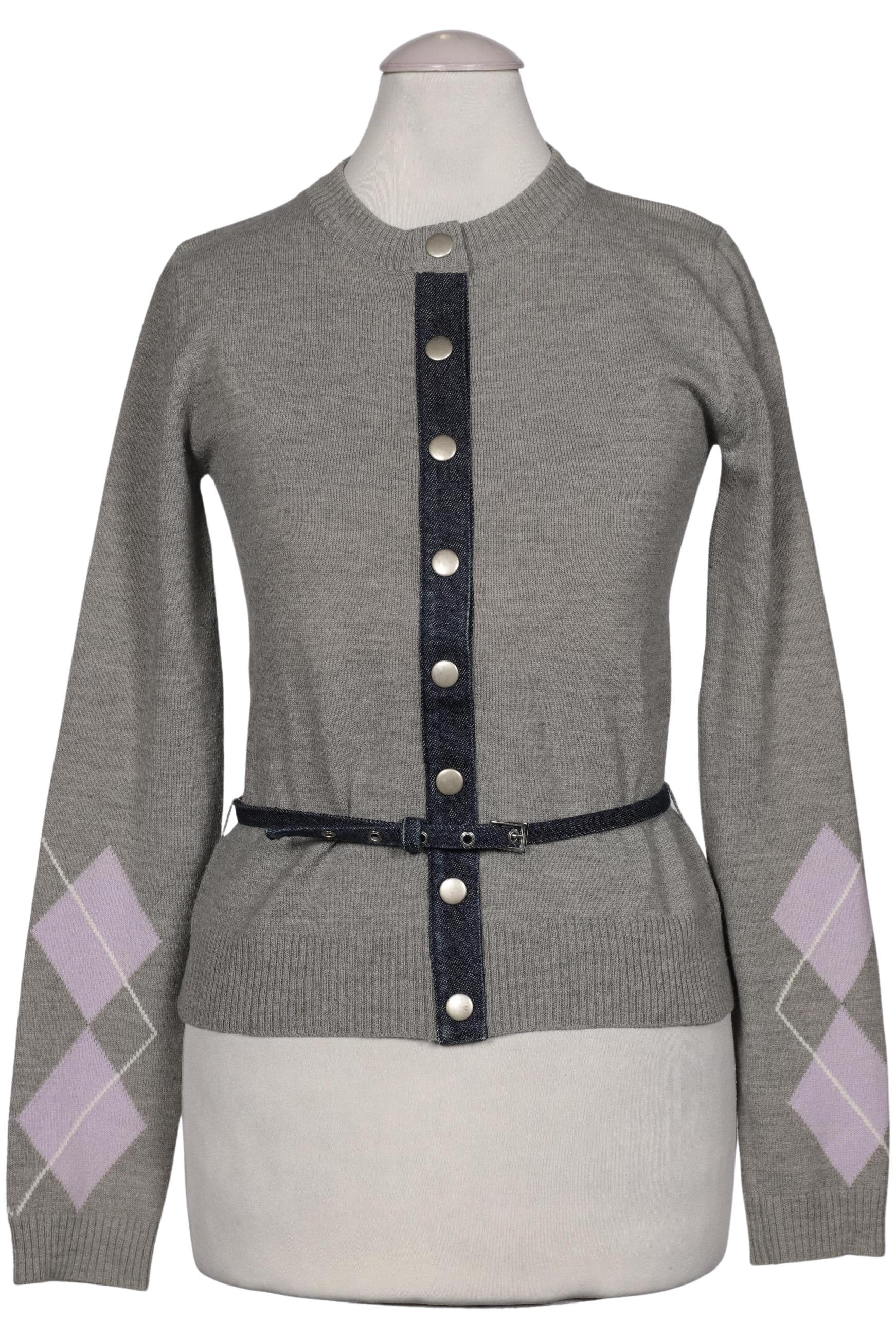 

Mango Damen Strickjacke, grau, Gr. 38