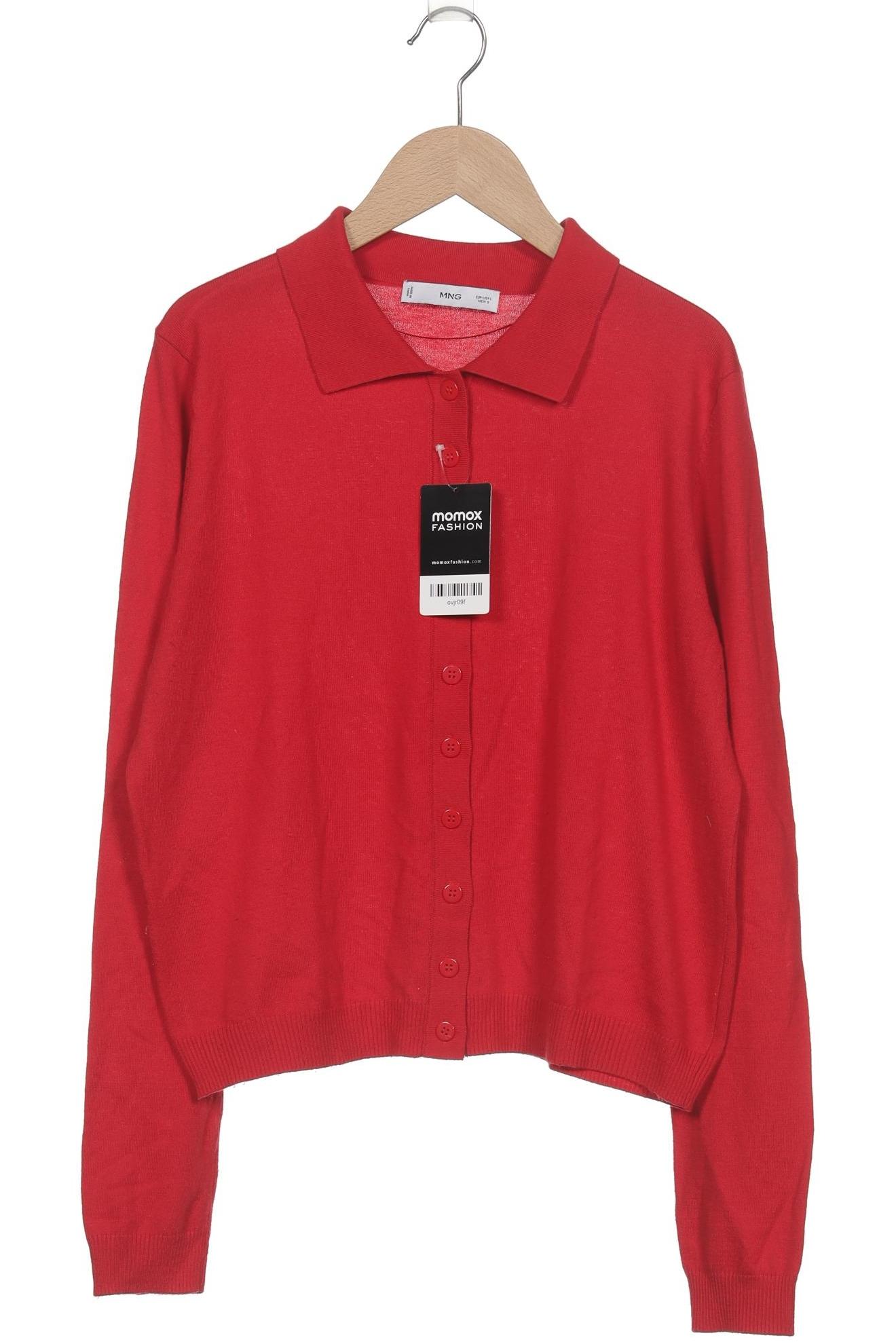 

Mango Damen Strickjacke, rot, Gr. 42
