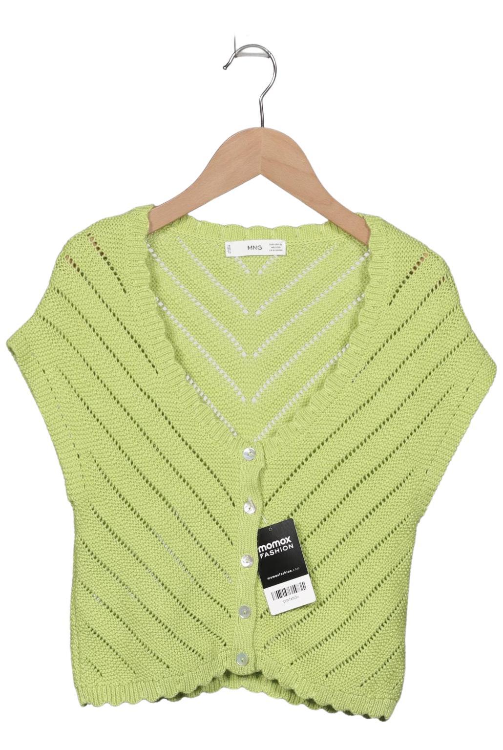 

Mango Damen Strickjacke, grün, Gr. 34