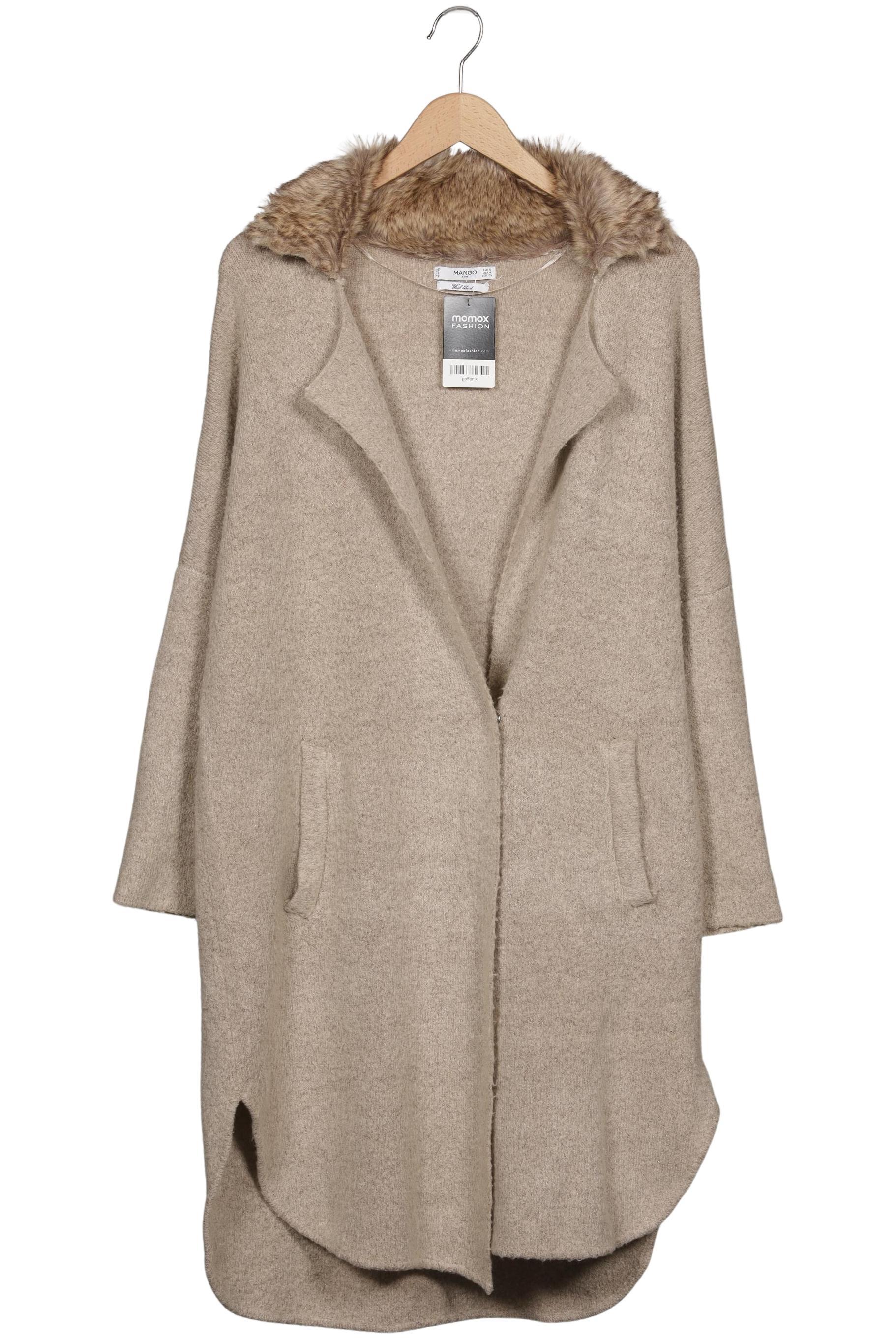 

Mango Damen Strickjacke, beige, Gr. 36