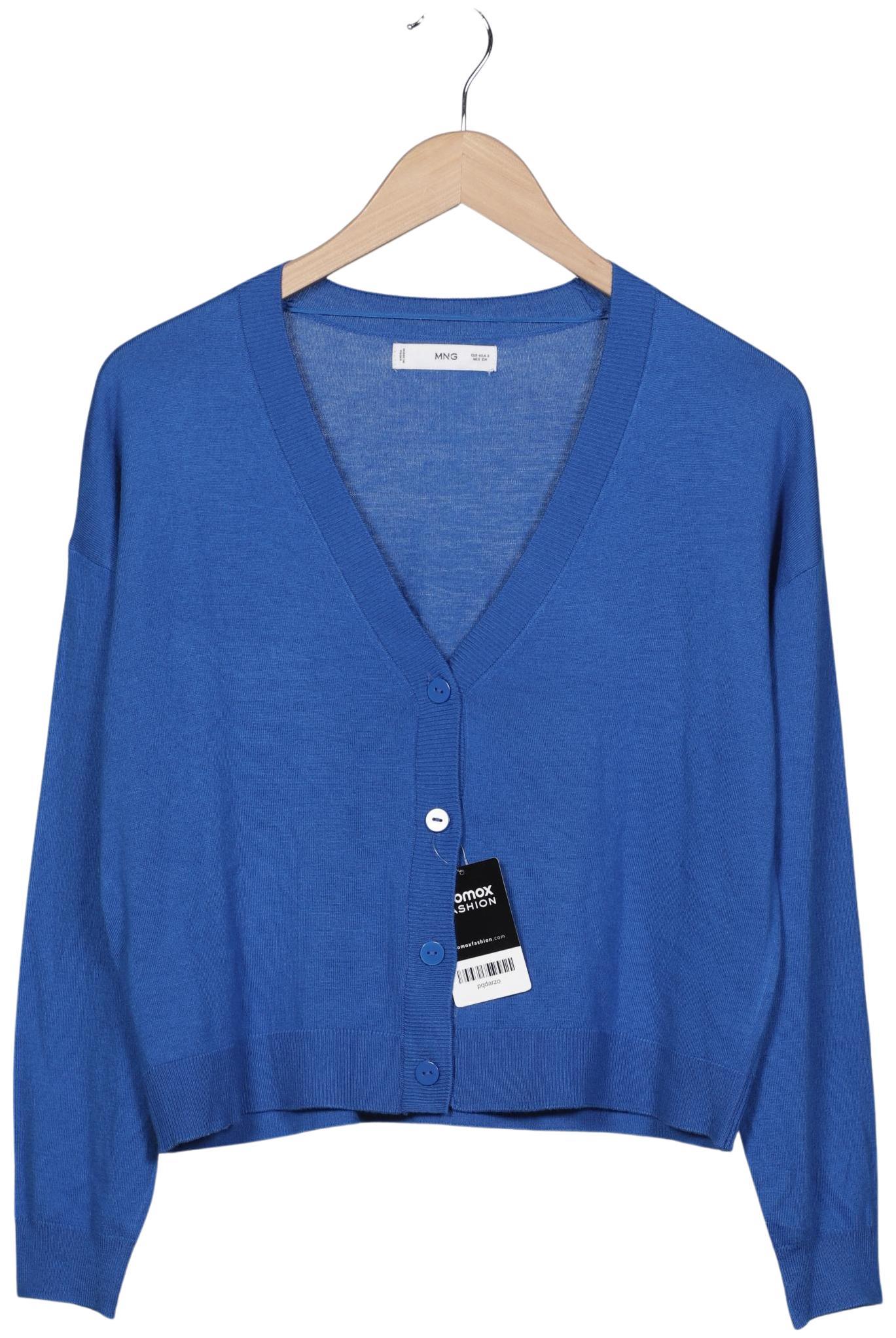 

Mango Damen Strickjacke, blau, Gr. 36