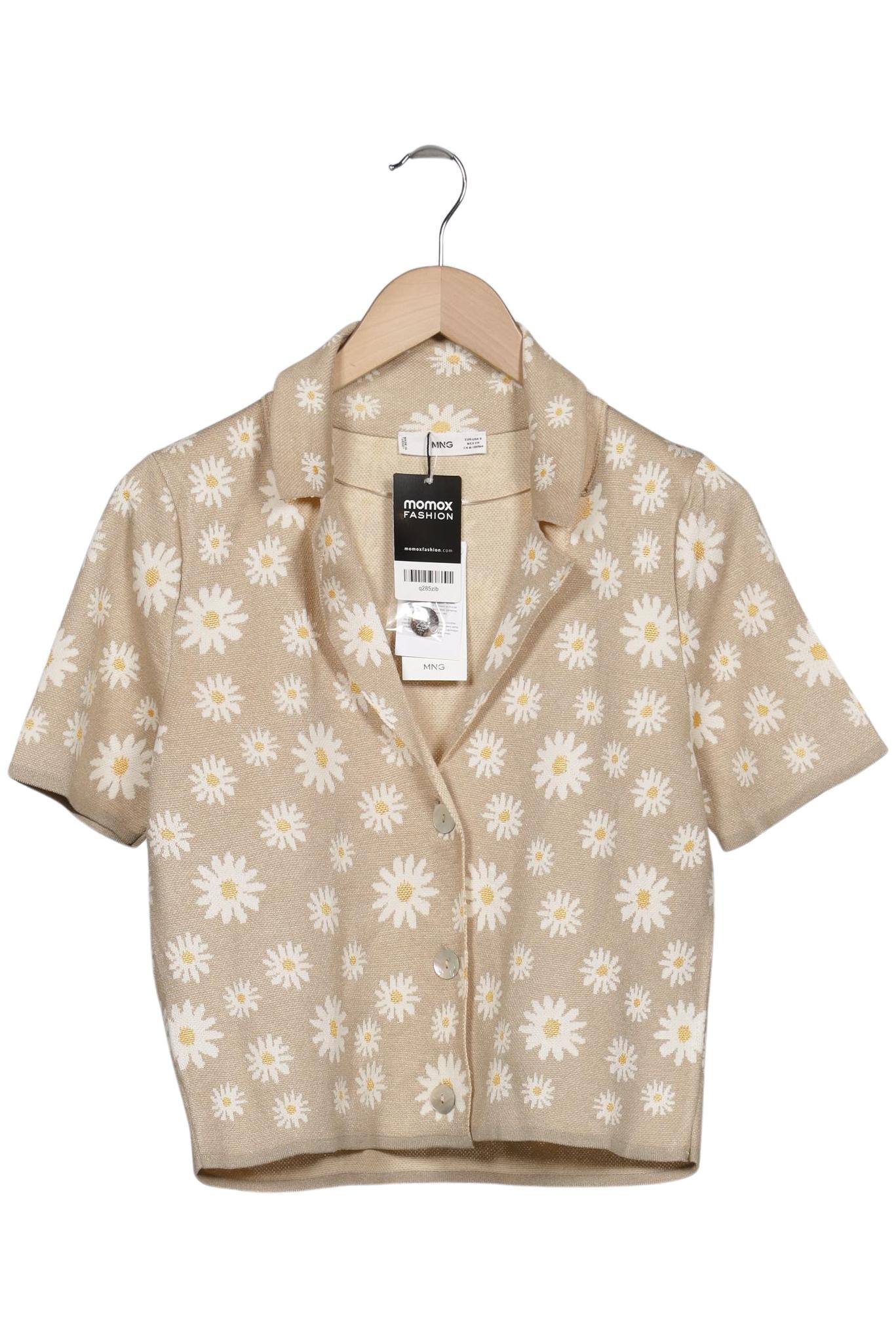 

Mango Damen Strickjacke, beige, Gr. 36