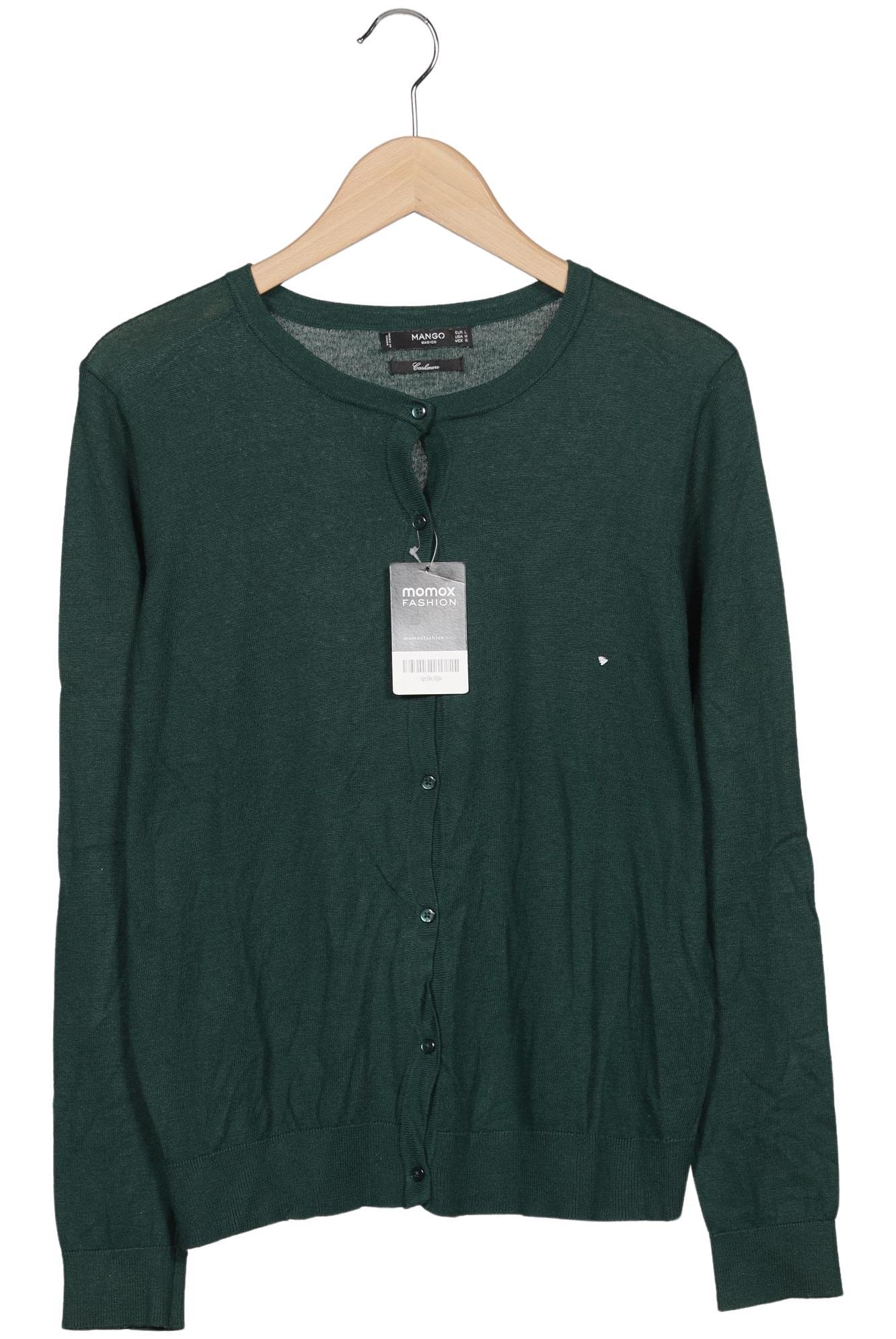 

Mango Damen Strickjacke, grün, Gr. 42