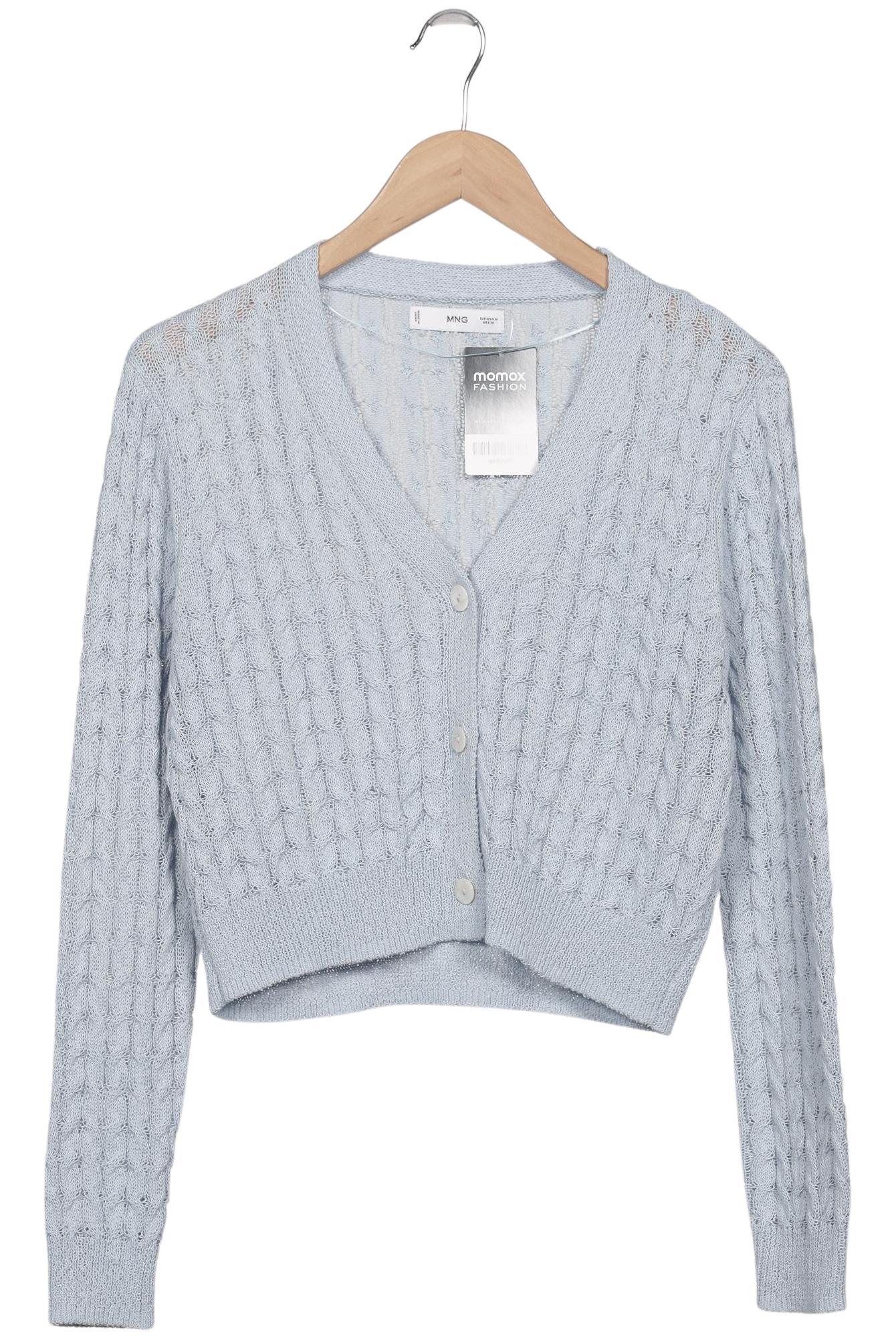 

Mango Damen Strickjacke, hellblau, Gr. 38