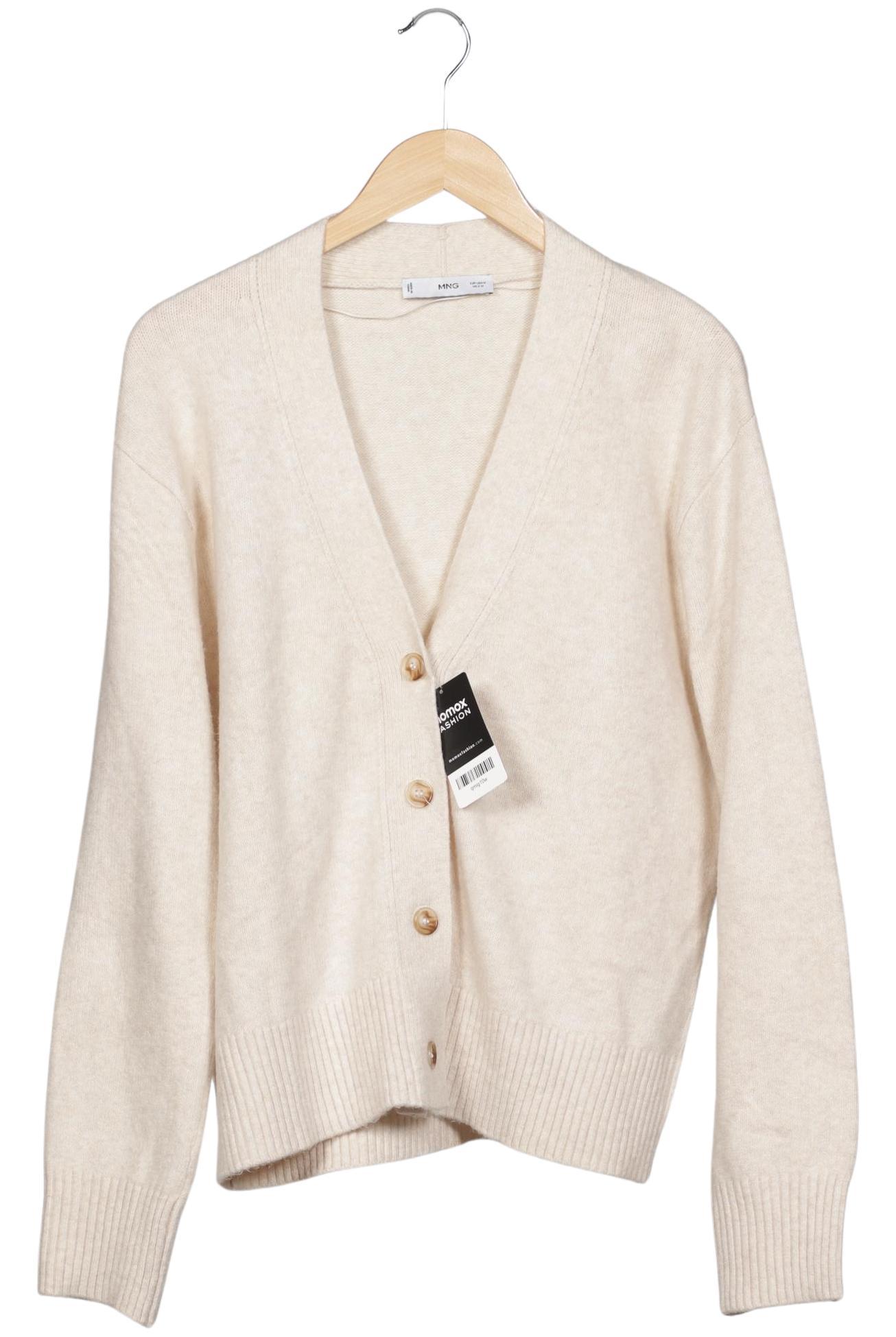 

Mango Damen Strickjacke, beige, Gr. 38