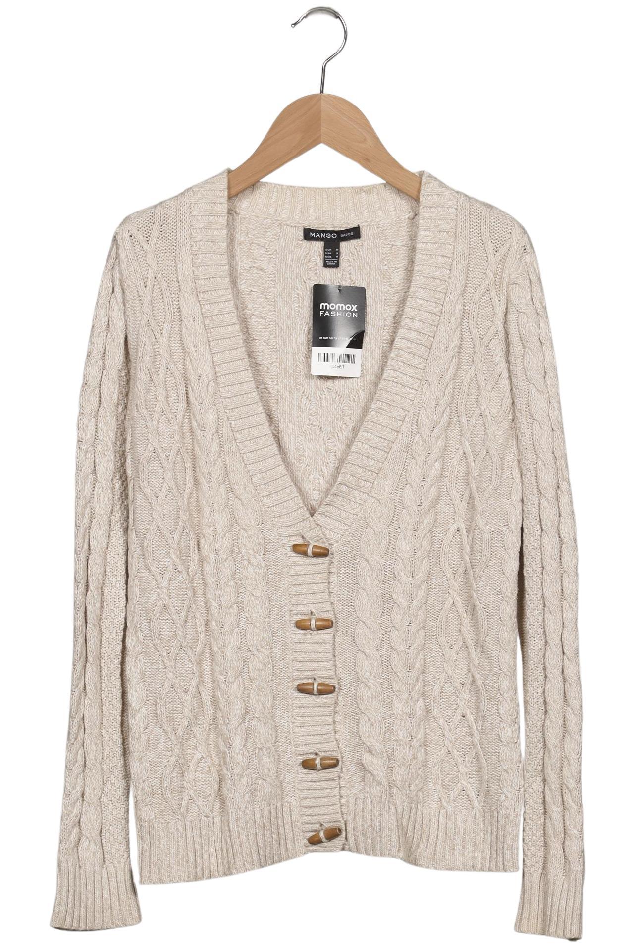 

Mango Damen Strickjacke, beige, Gr. 38