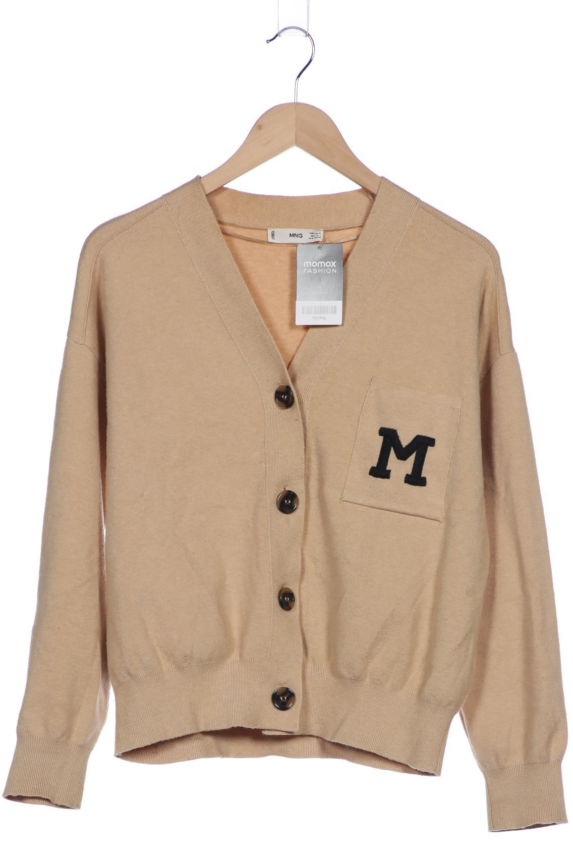 

Mango Damen Strickjacke, beige, Gr. 36