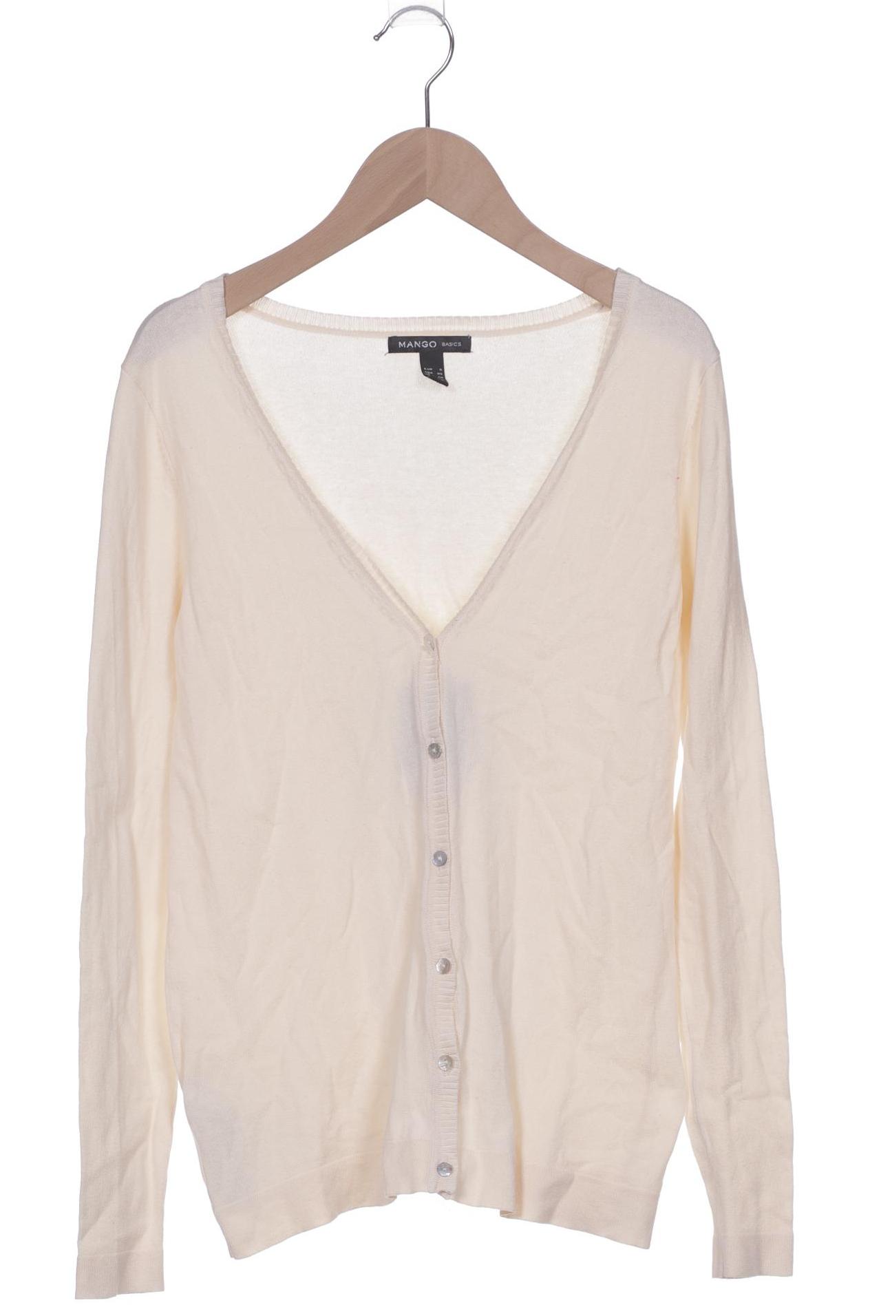 

Mango Damen Strickjacke, cremeweiß, Gr. 36