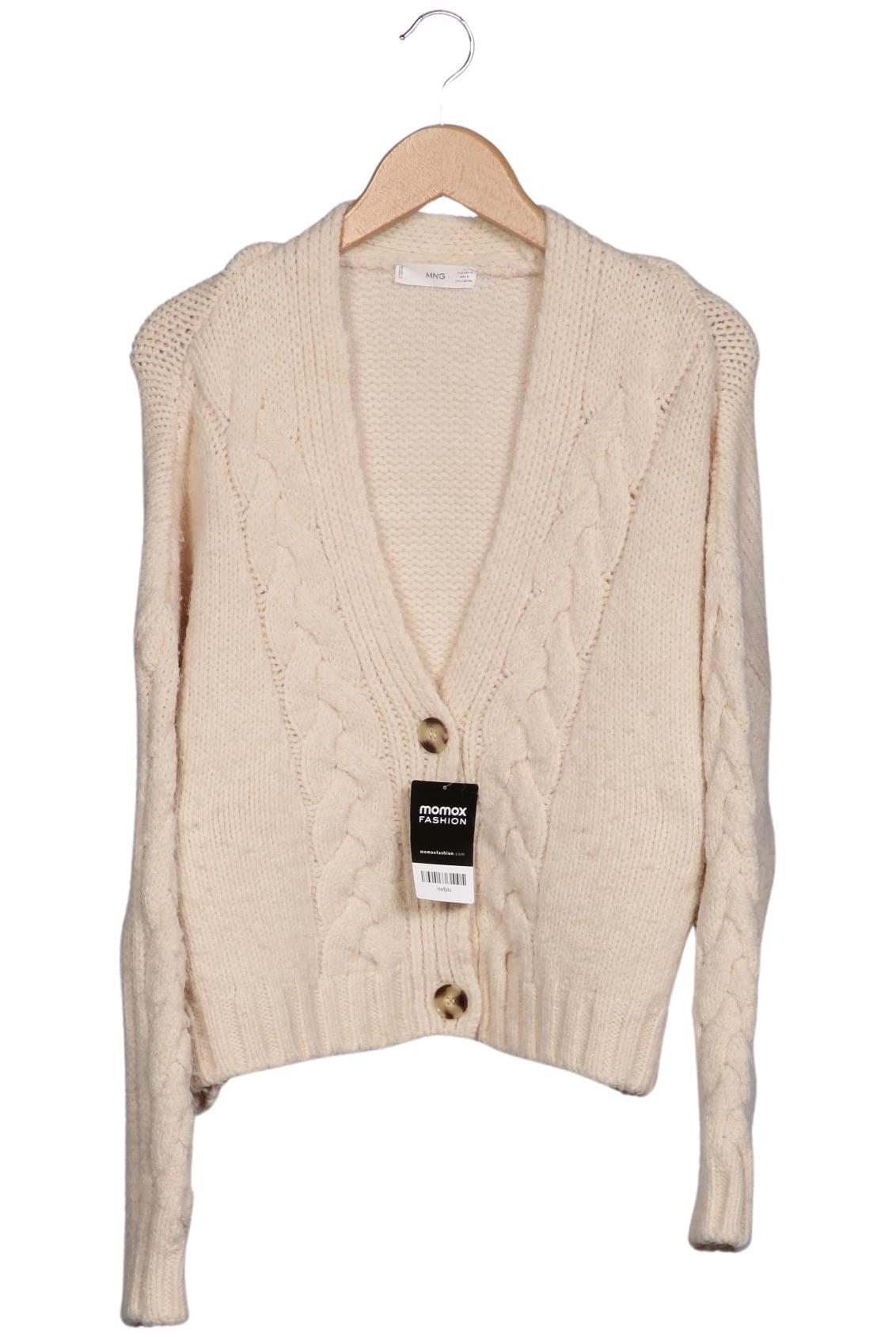 

Mango Damen Strickjacke, cremeweiß, Gr. 38