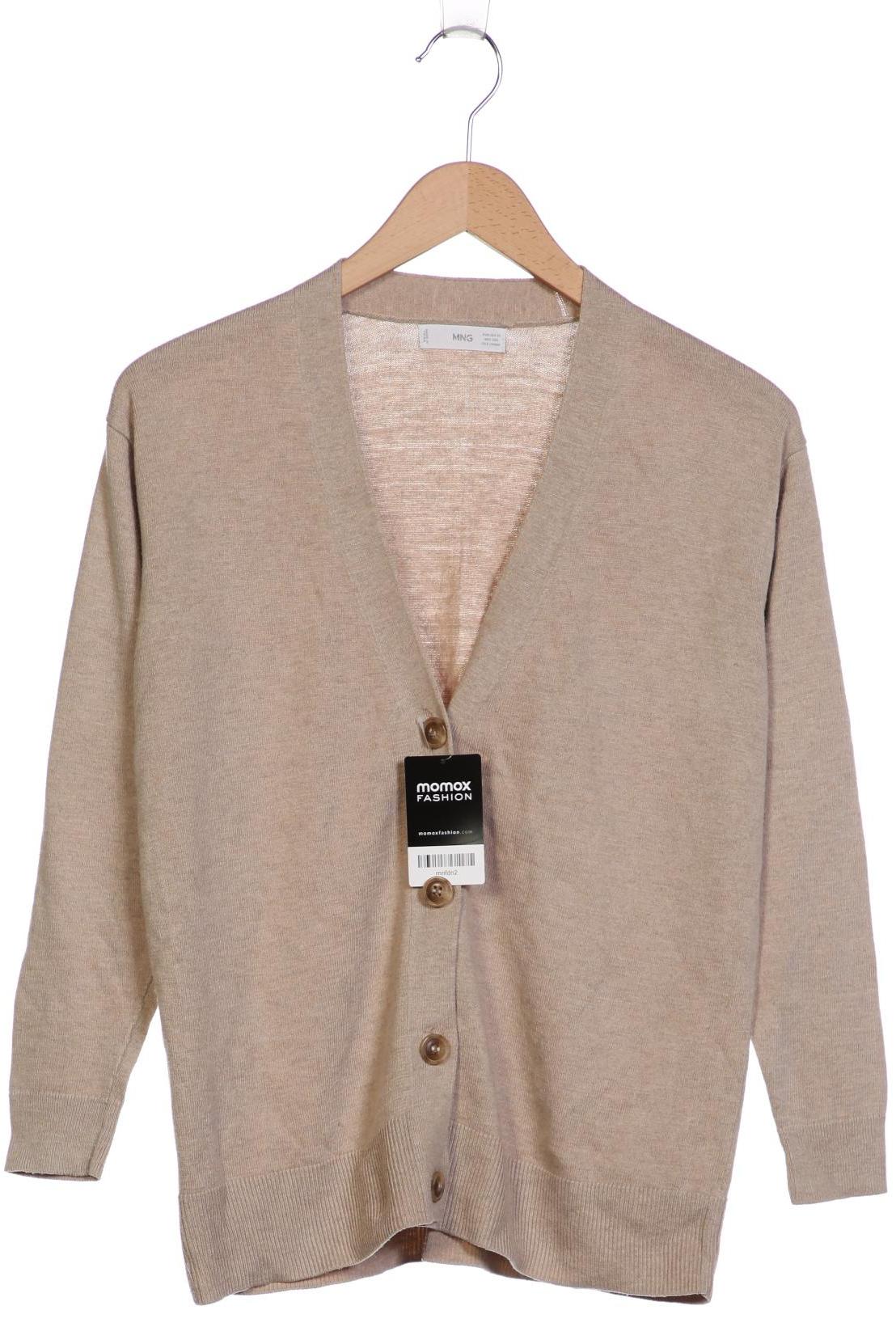 

Mango Damen Strickjacke, beige, Gr. 34