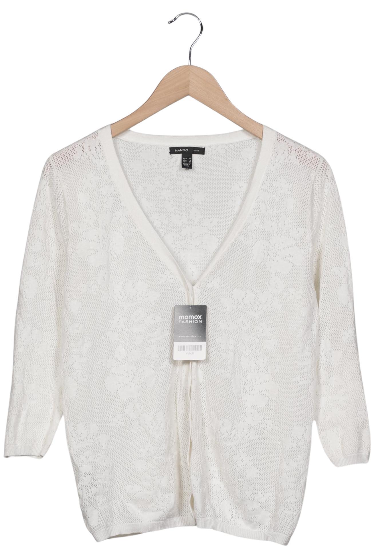 

Mango Damen Strickjacke, cremeweiß, Gr. 44