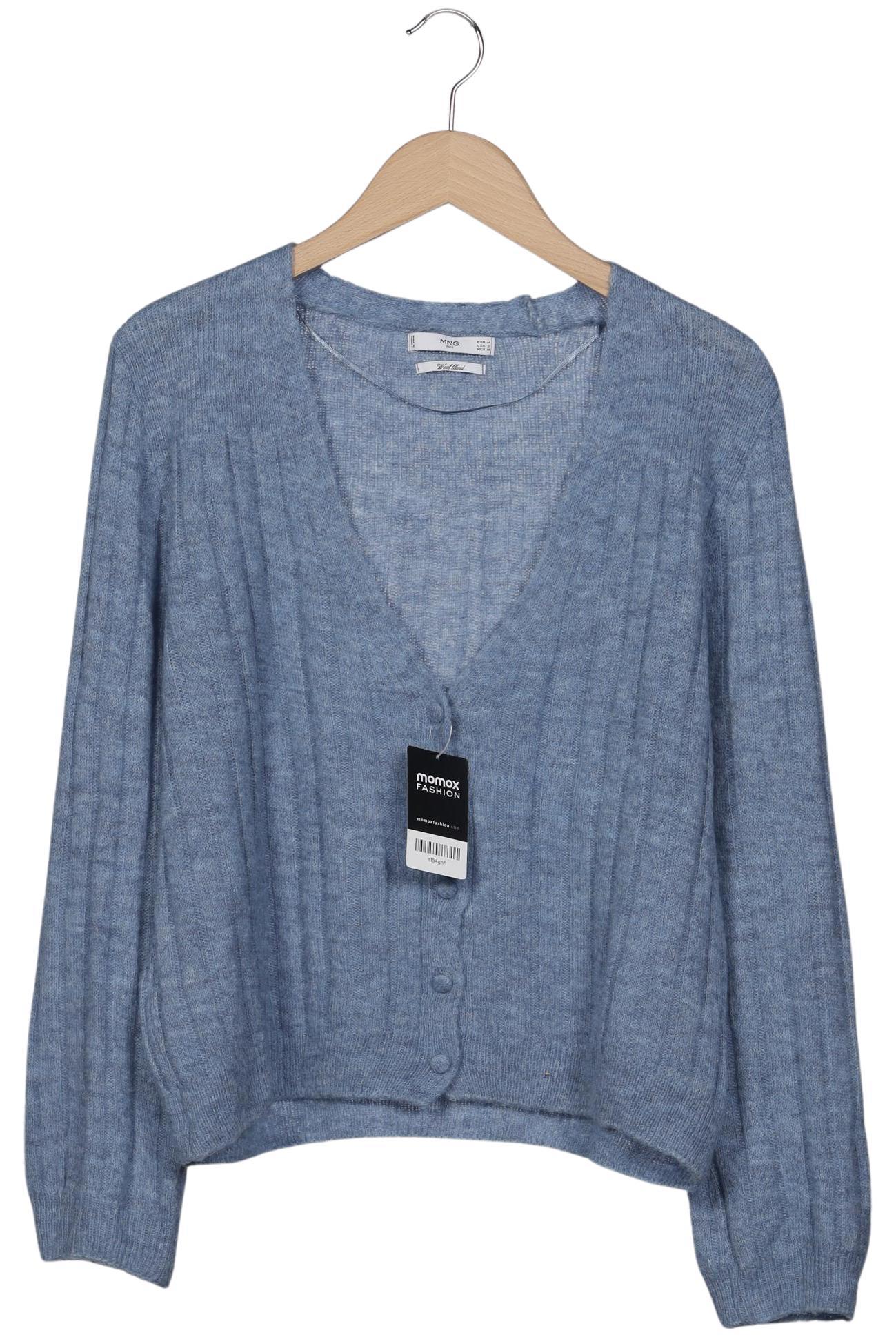 

Mango Damen Strickjacke, hellblau, Gr. 38