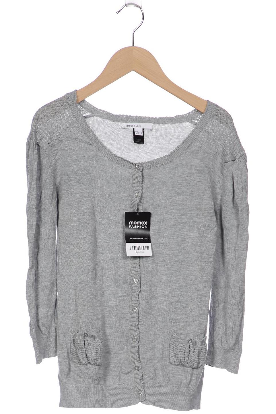 

Mango Damen Strickjacke, grau, Gr. 42