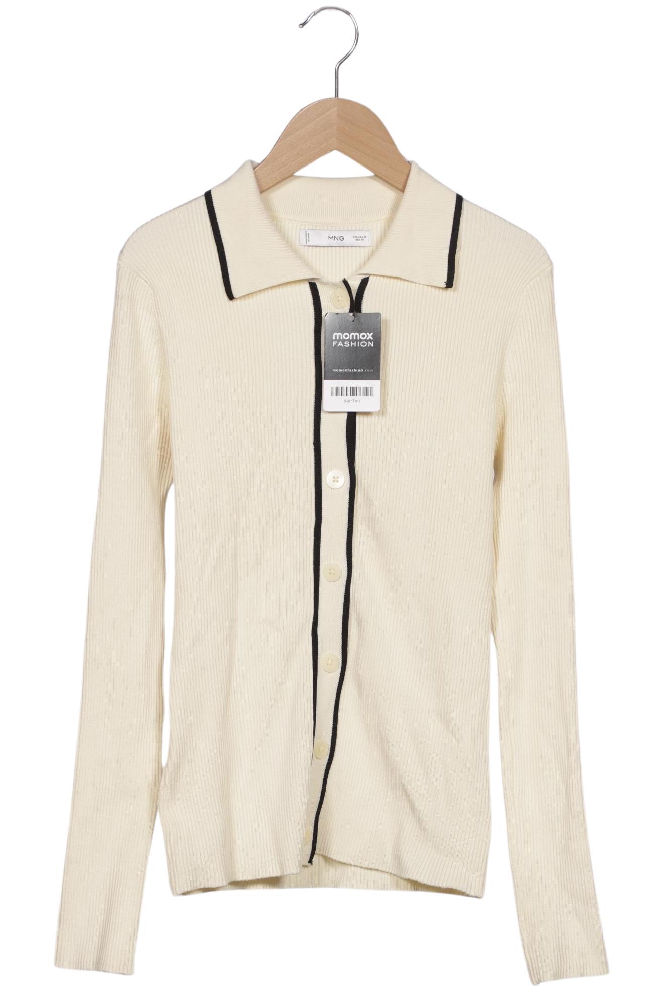 

Mango Damen Strickjacke, cremeweiß, Gr. 38