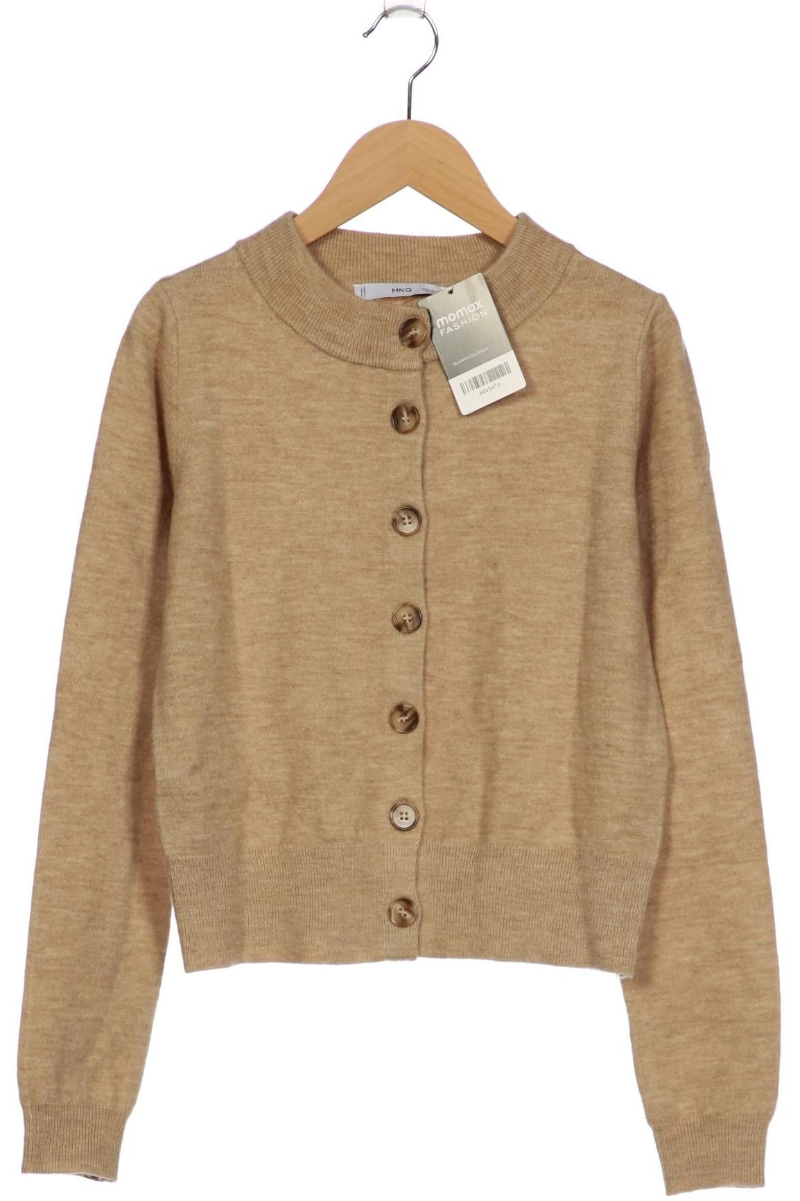 

Mango Damen Strickjacke, beige, Gr. 34
