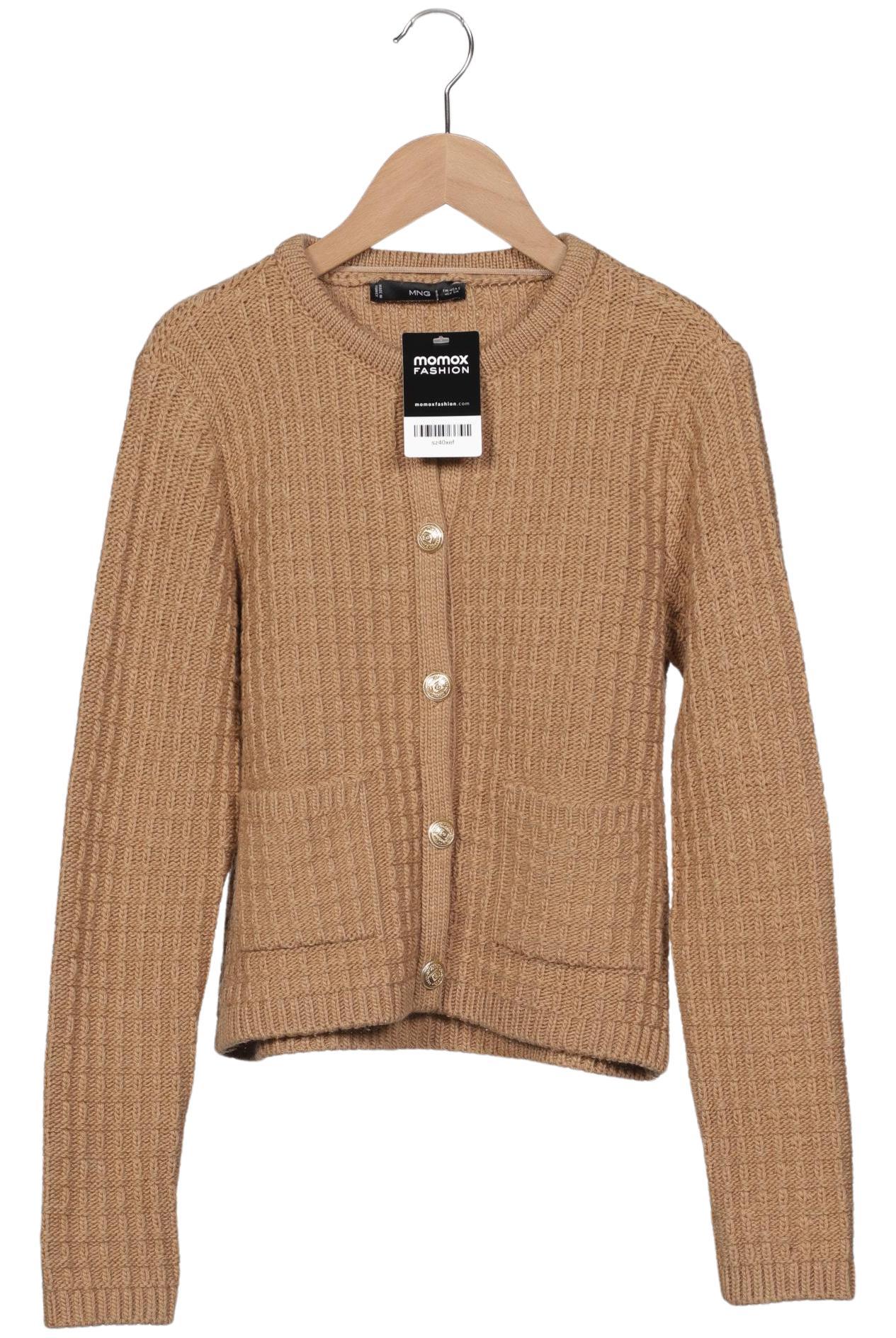 

Mango Damen Strickjacke, beige, Gr. 36