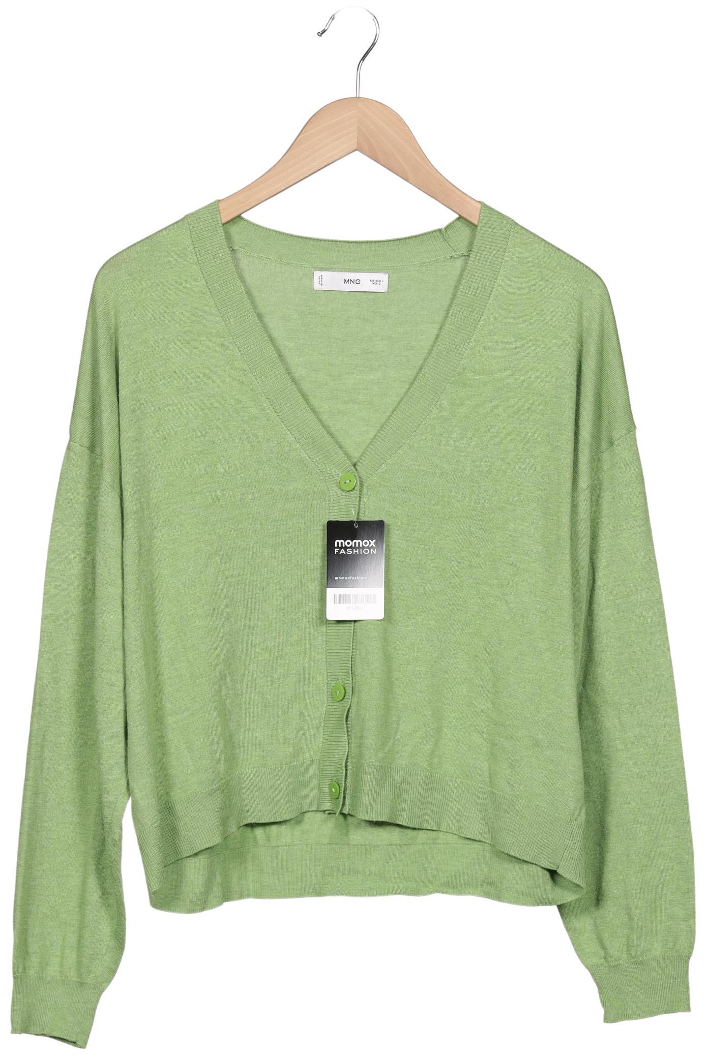 

Mango Damen Strickjacke, grün, Gr. 42