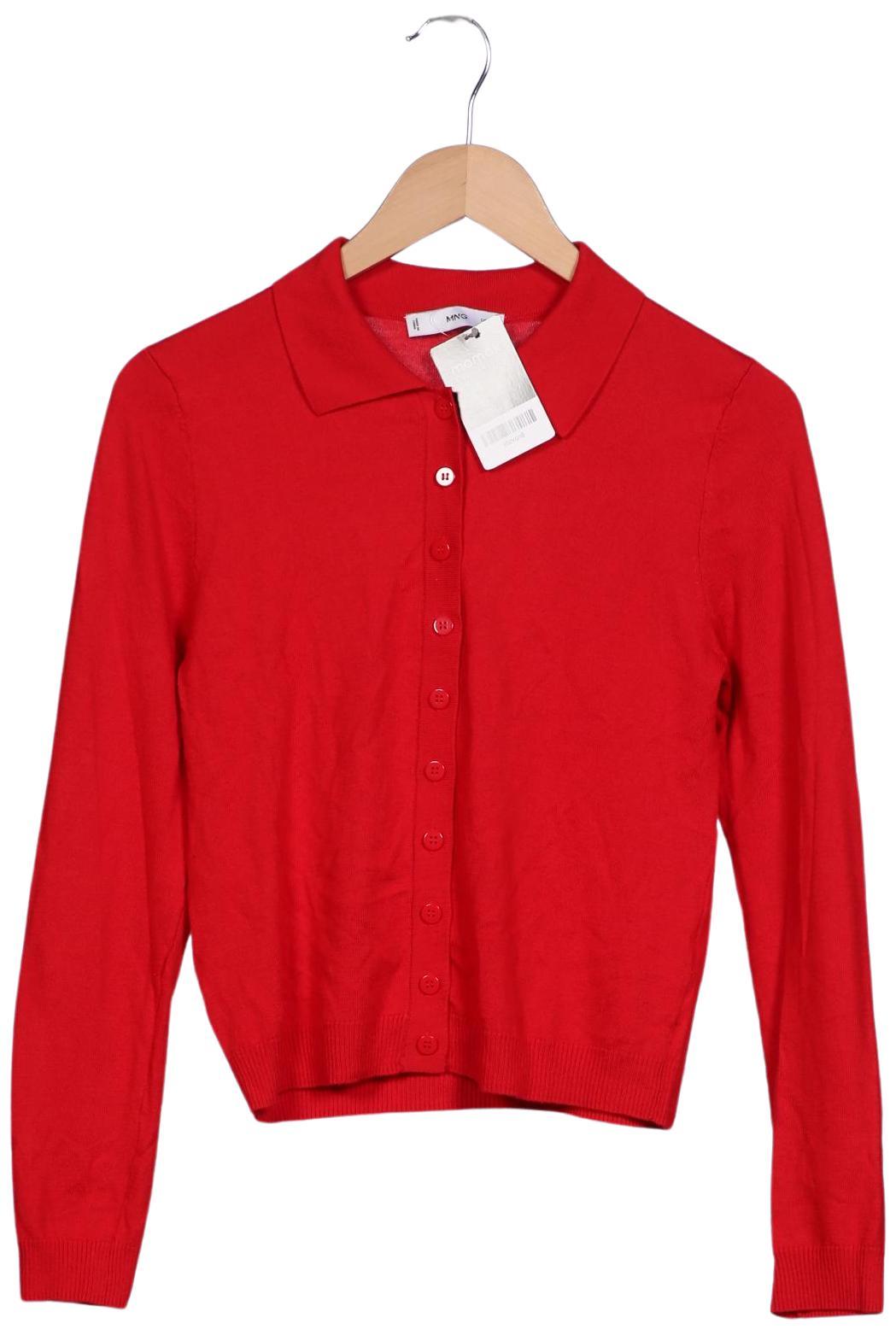 

Mango Damen Strickjacke, rot, Gr. 36