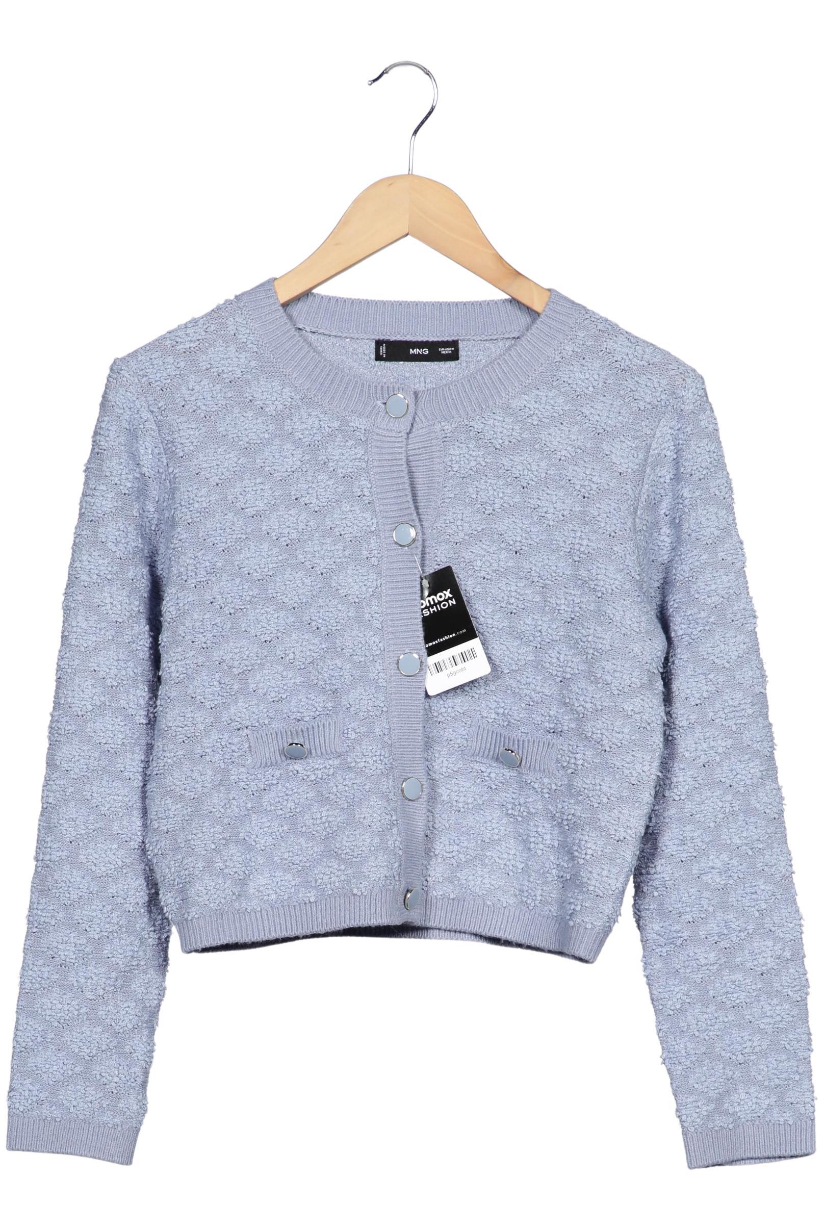 

Mango Damen Strickjacke, hellblau, Gr. 38