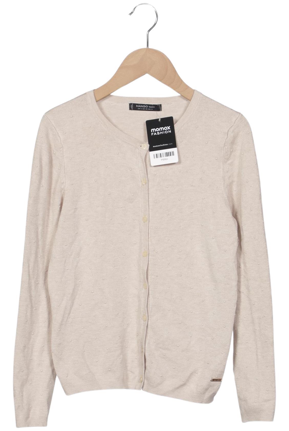 

Mango Damen Strickjacke, beige, Gr. 36