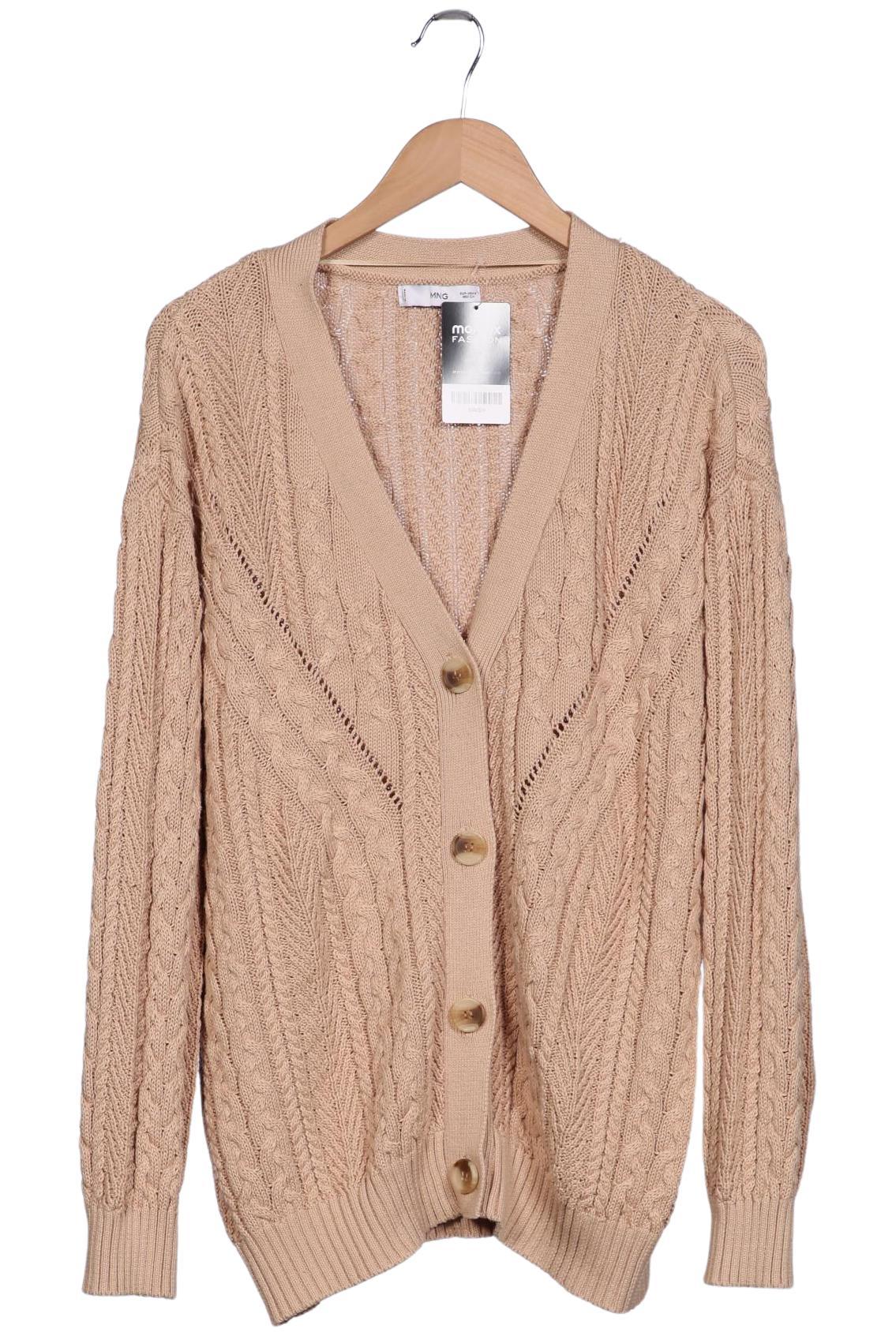 

Mango Damen Strickjacke, beige, Gr. 36