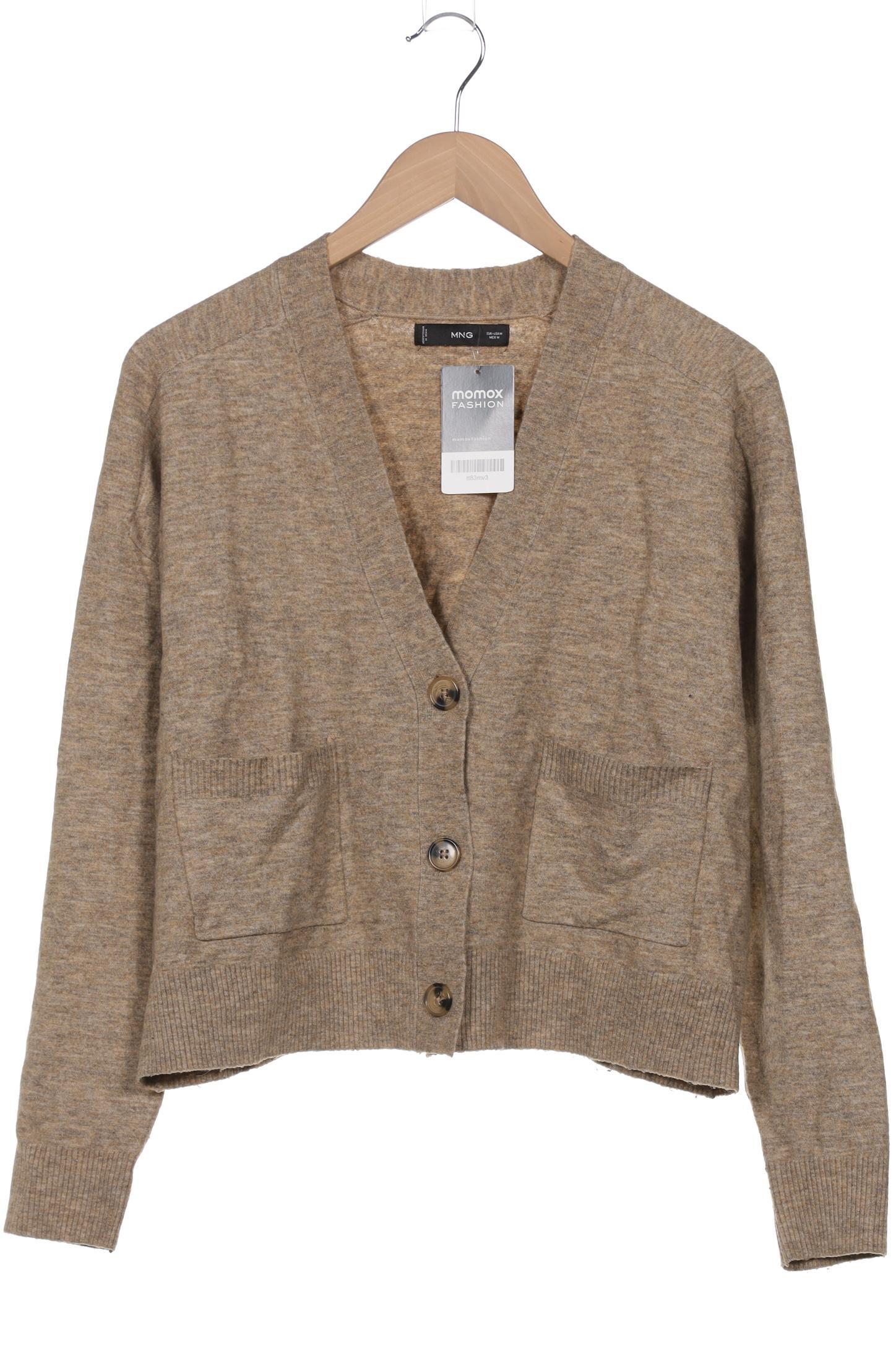

Mango Damen Strickjacke, beige, Gr. 38