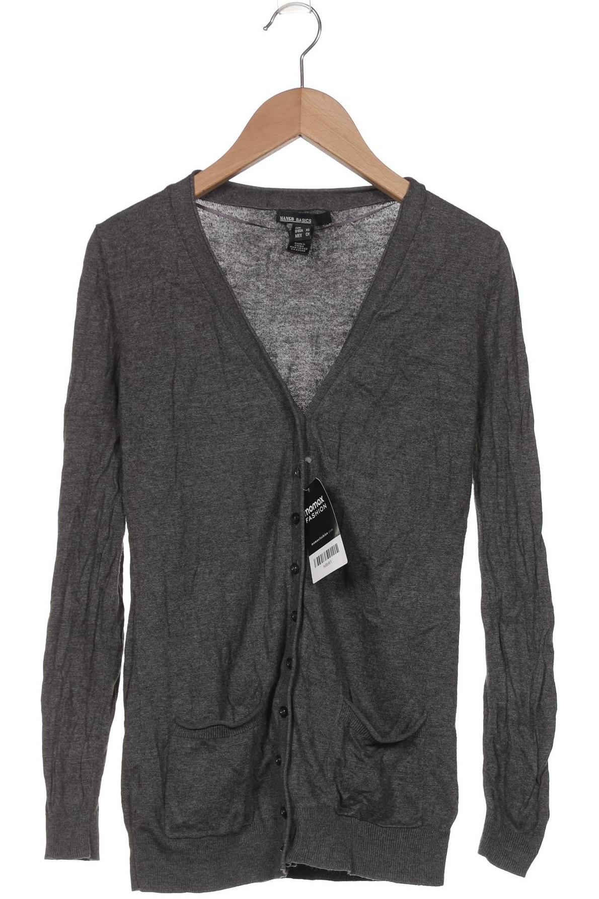 

Mango Damen Strickjacke, grau, Gr. 36