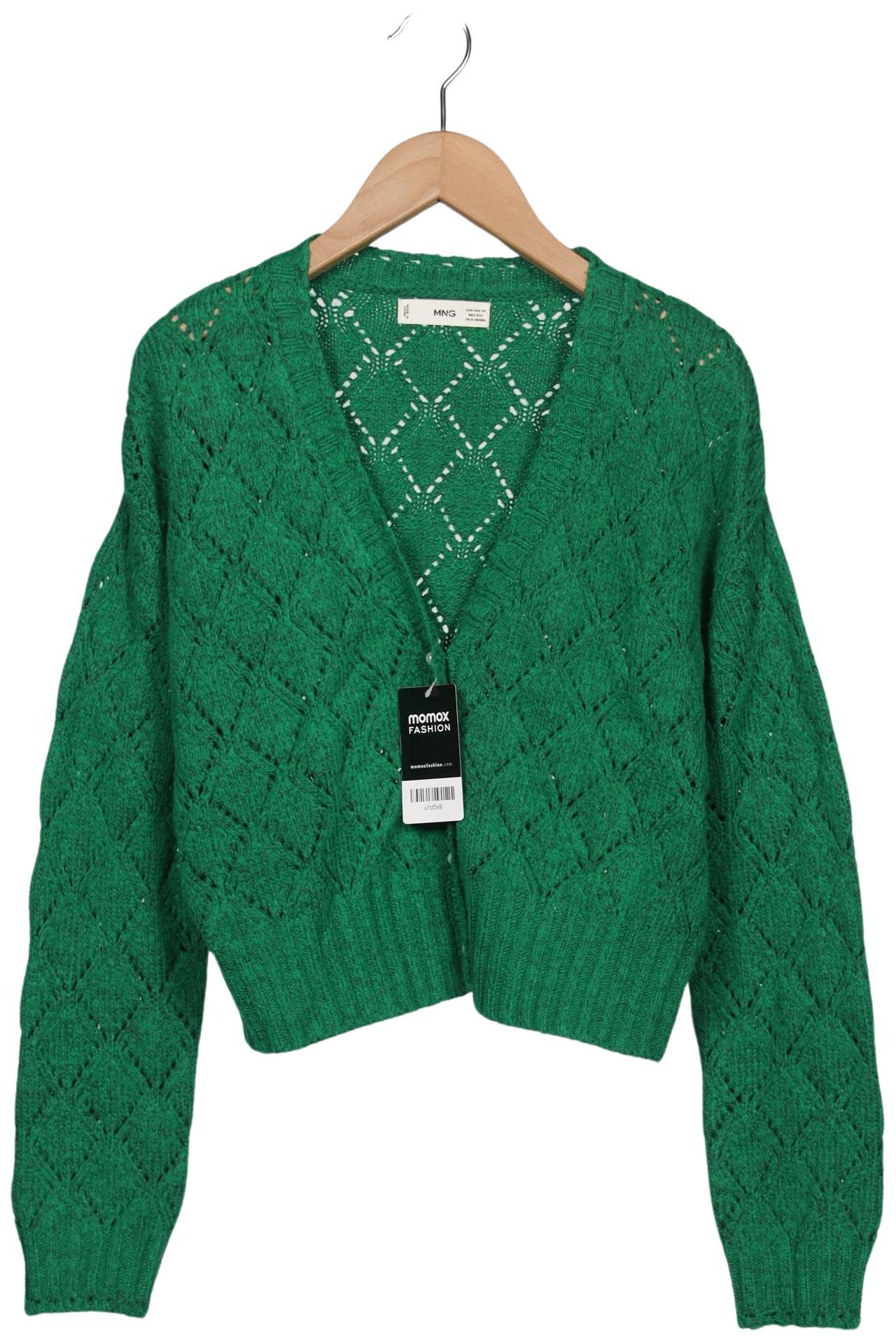 

Mango Damen Strickjacke, grün, Gr. 34