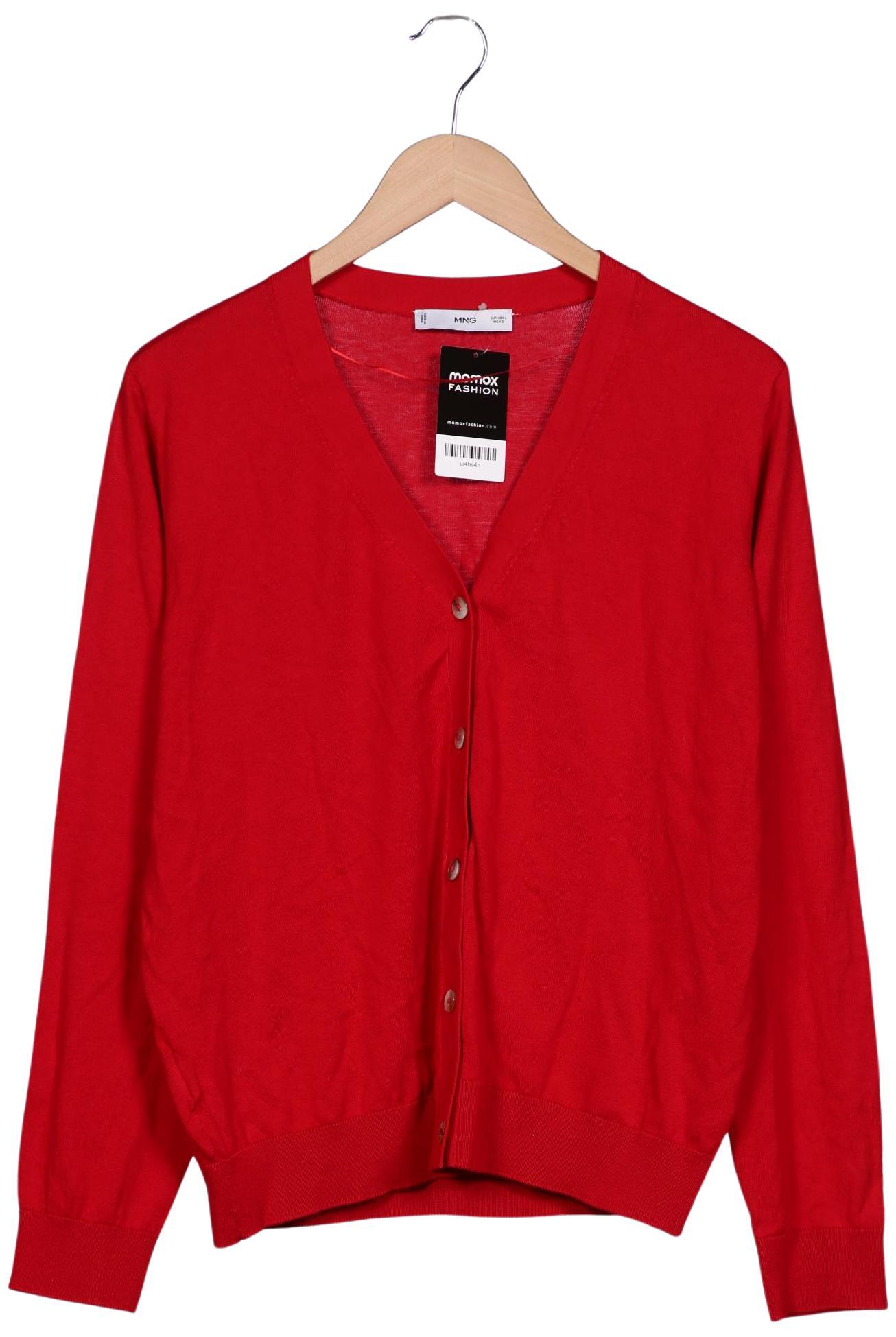 

Mango Damen Strickjacke, rot, Gr. 42