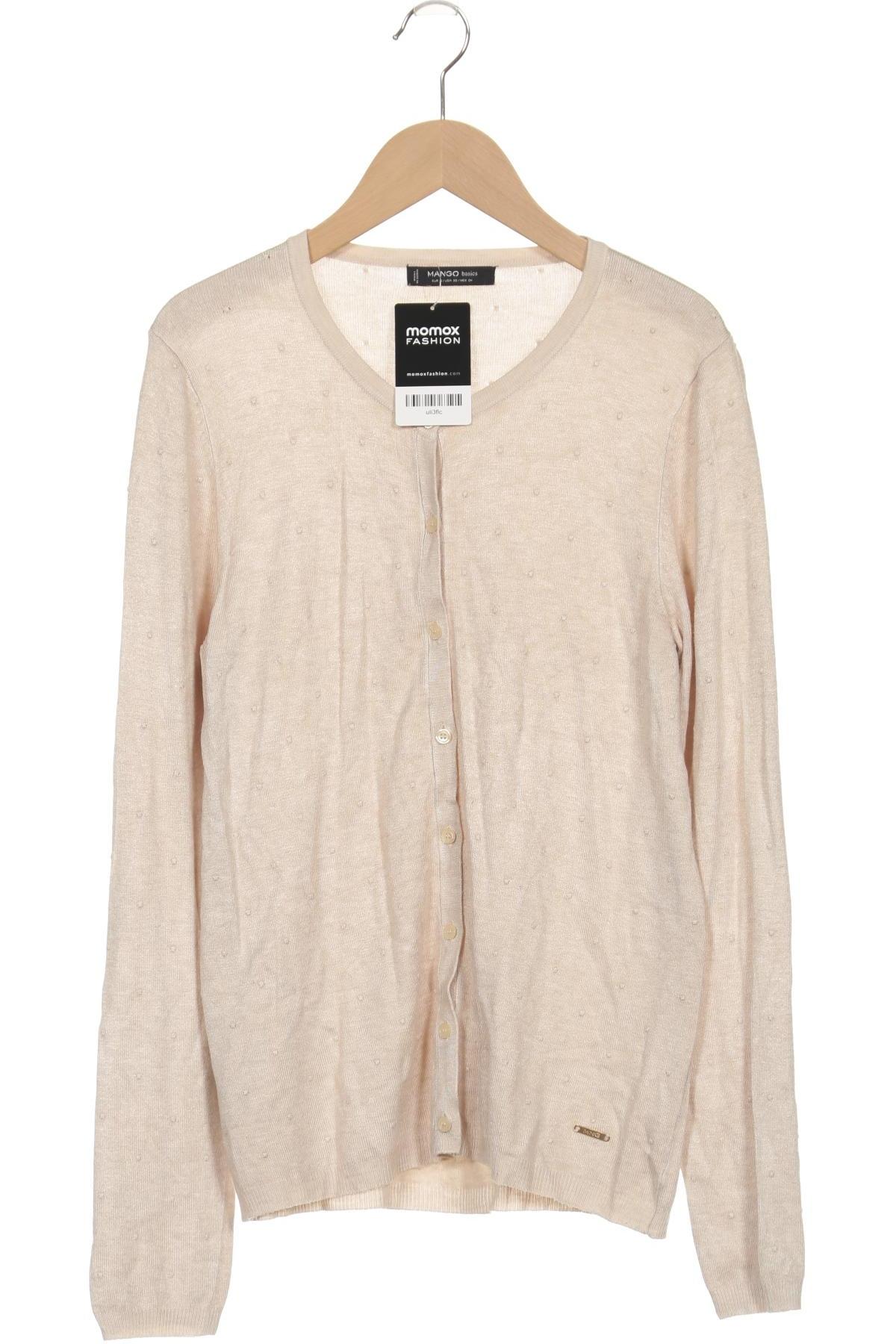 

Mango Damen Strickjacke, beige, Gr. 36