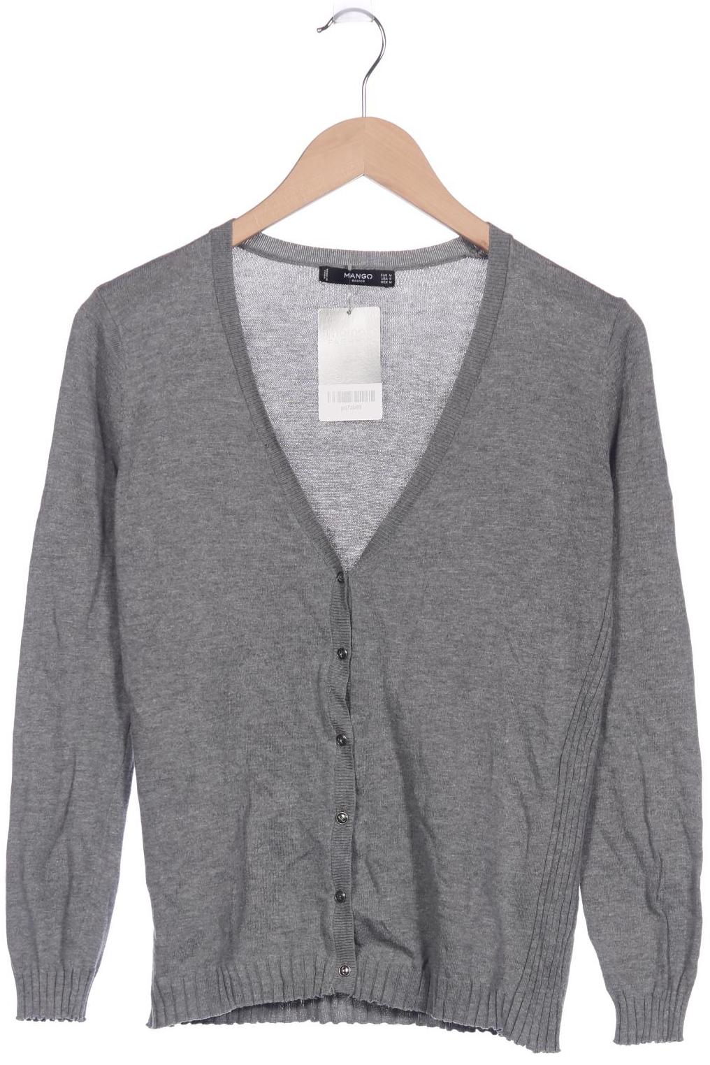 

Mango Damen Strickjacke, grau, Gr. 38