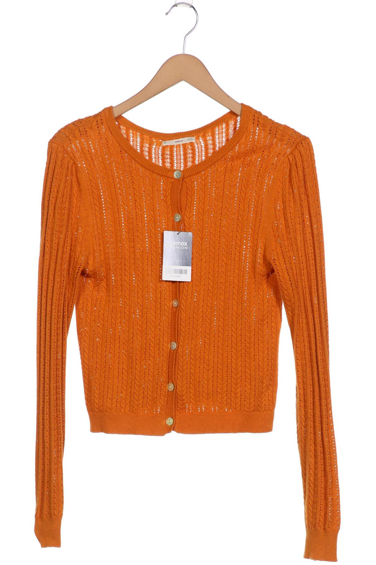 

Mango Damen Strickjacke, orange, Gr. 36