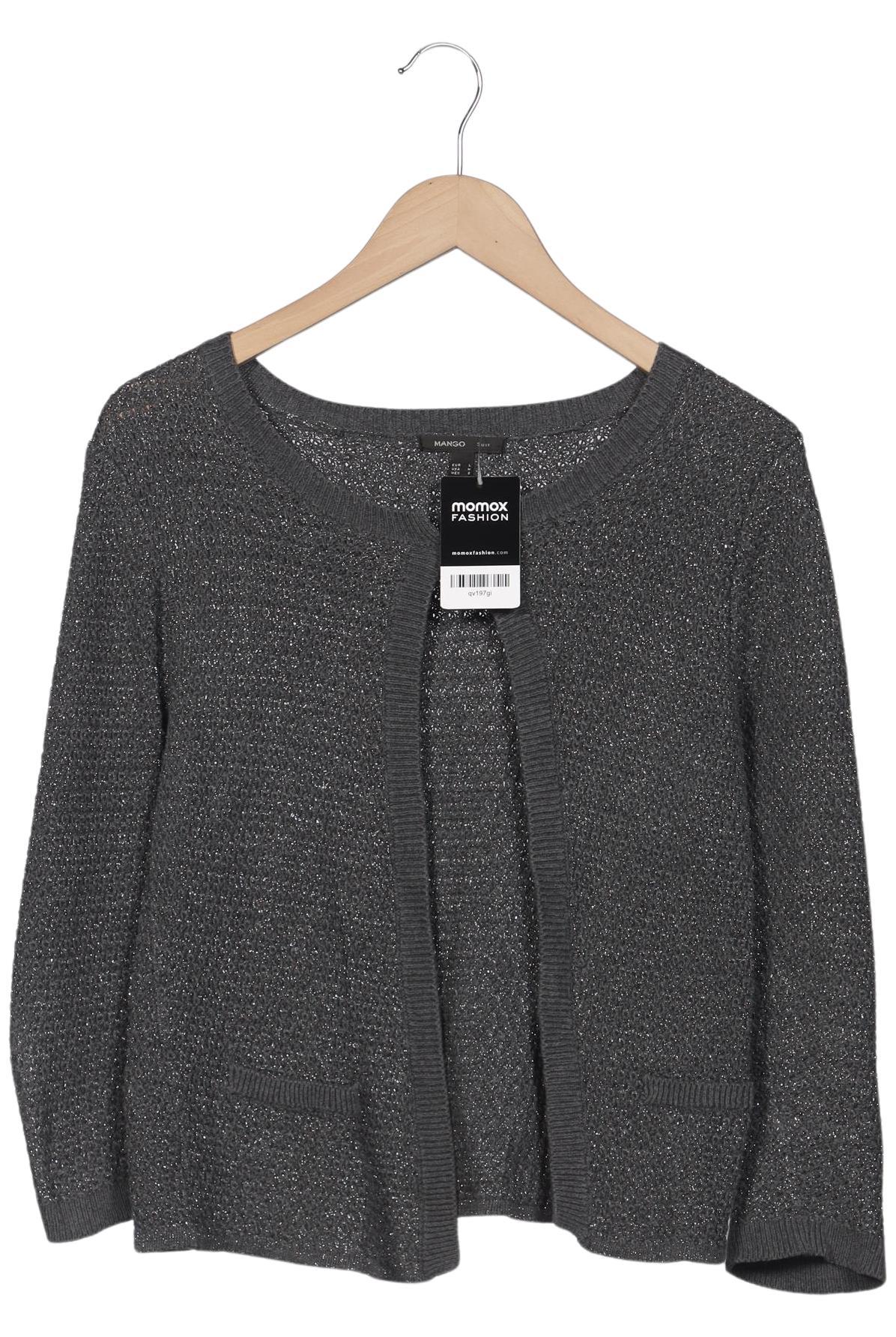 

Mango Damen Strickjacke, grau, Gr. 42