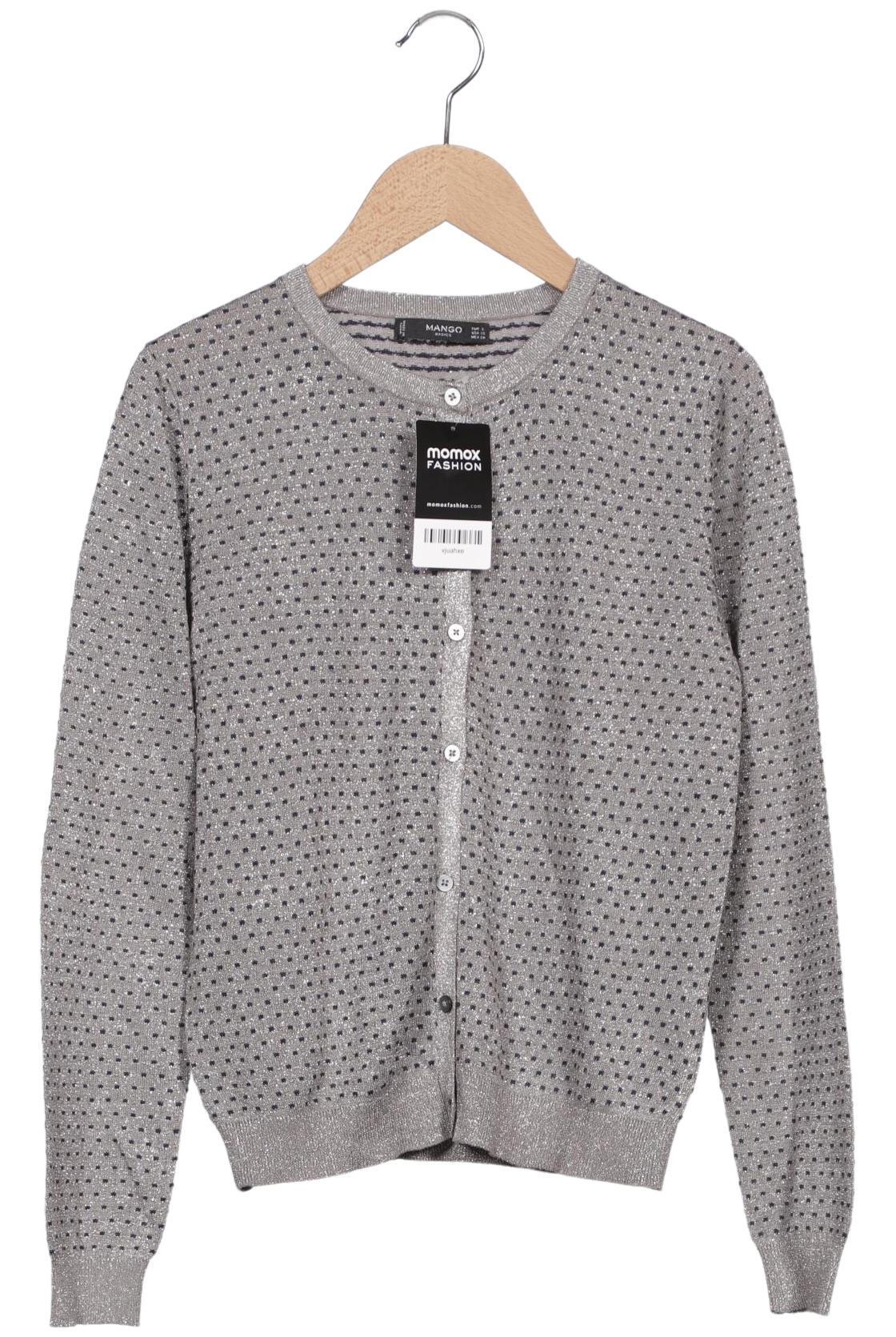 

Mango Damen Strickjacke, grau, Gr. 36