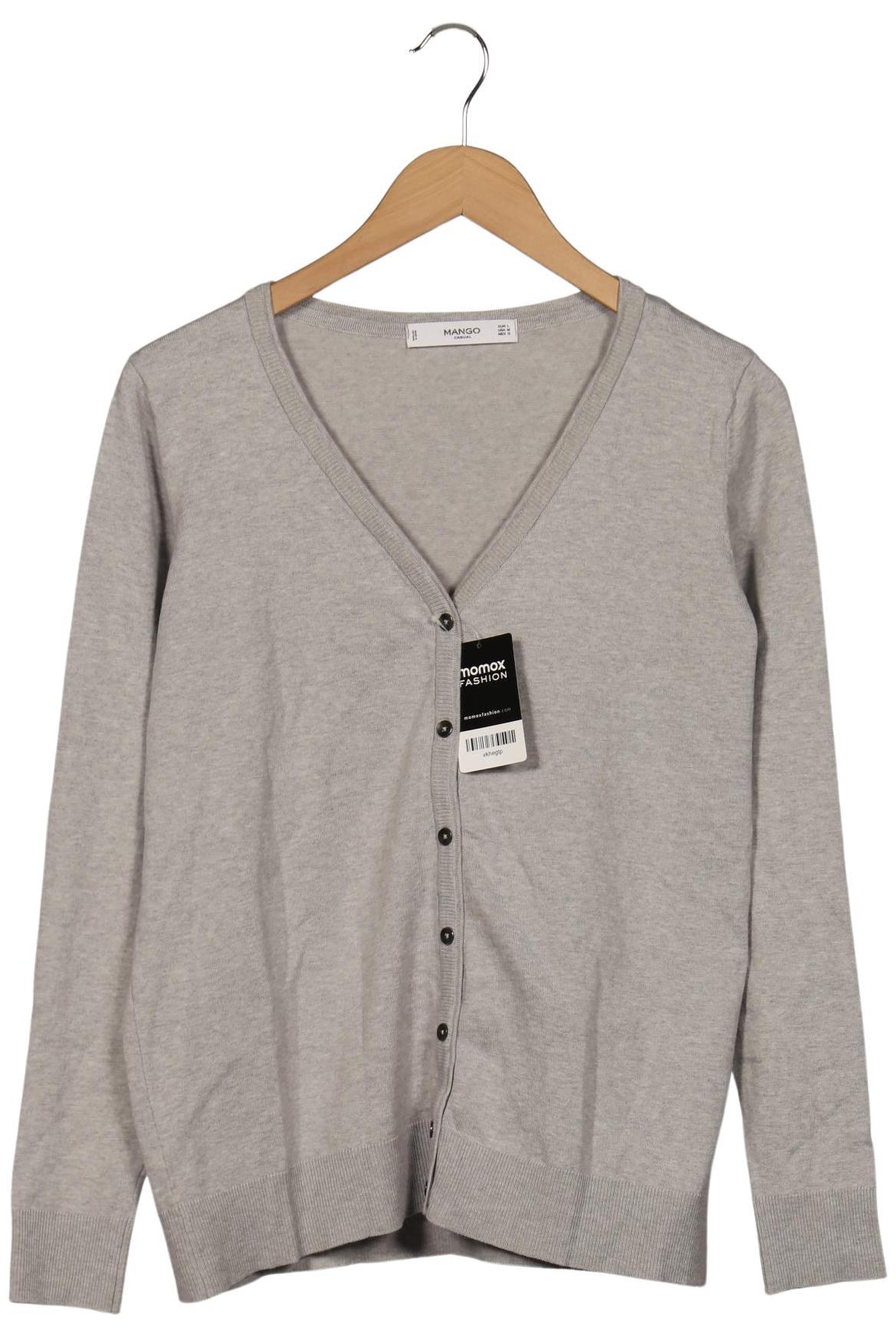 

Mango Damen Strickjacke, grau, Gr. 42