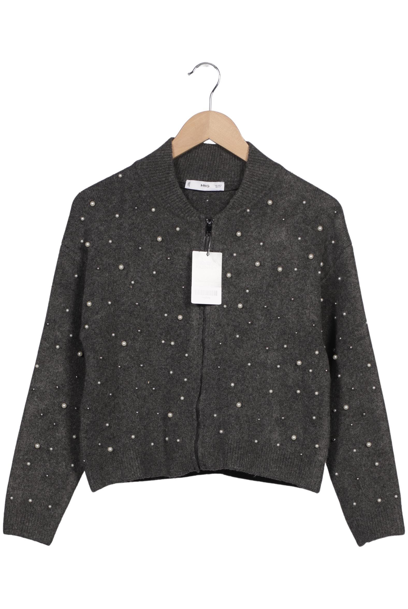 

Mango Damen Strickjacke, grau, Gr. 36