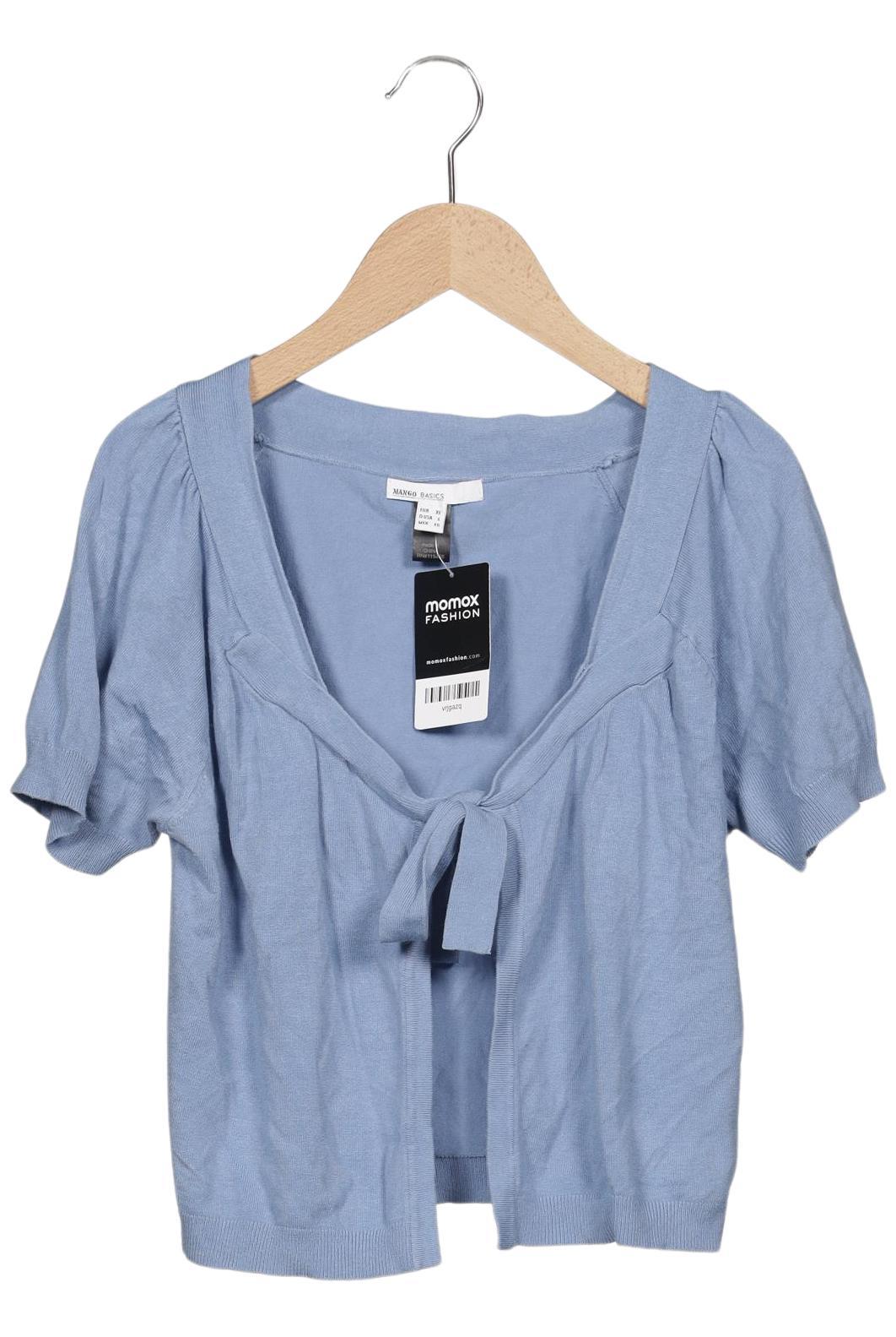 

Mango Damen Strickjacke, hellblau, Gr. 44