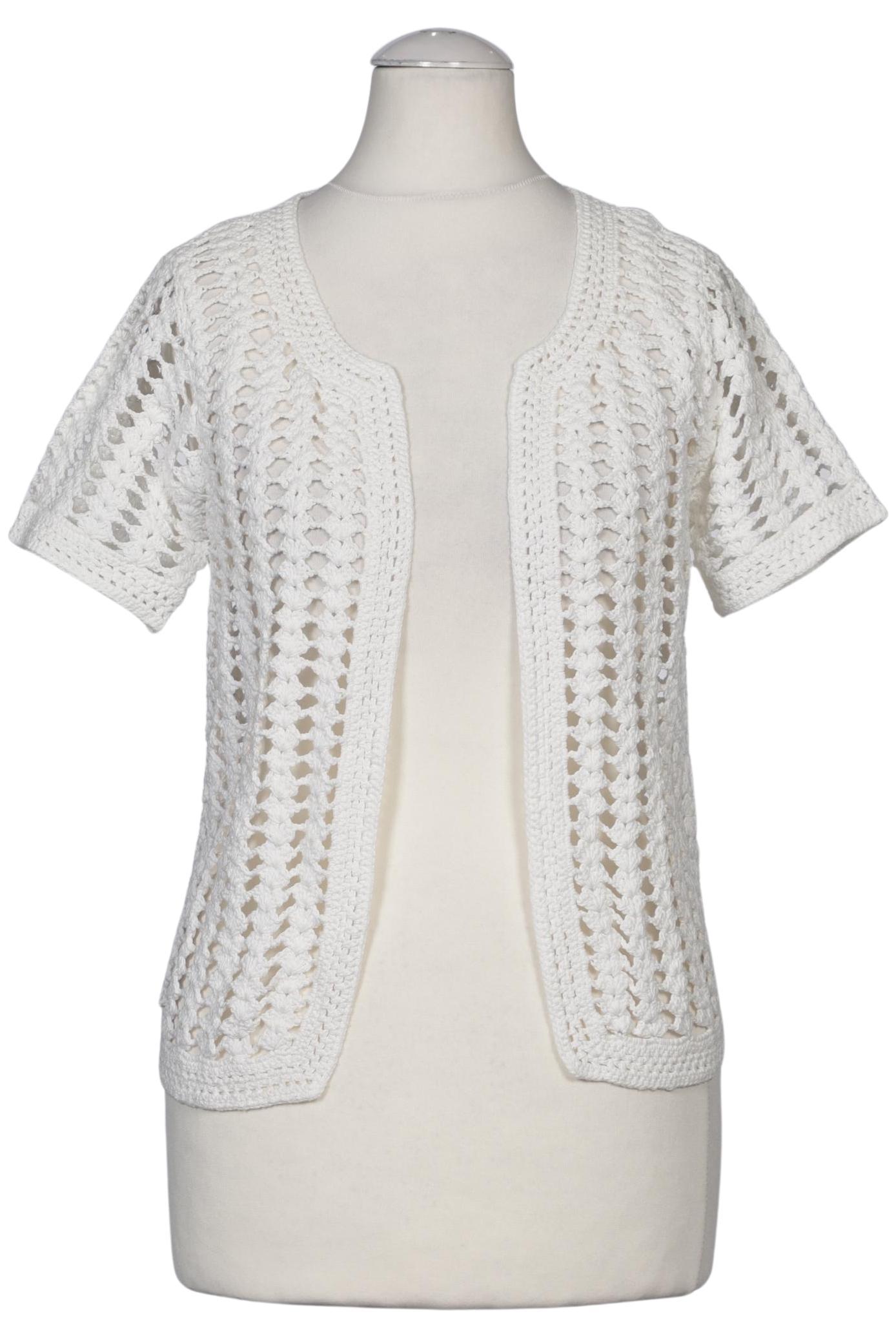 

Mango Damen Strickjacke, weiß, Gr. 36