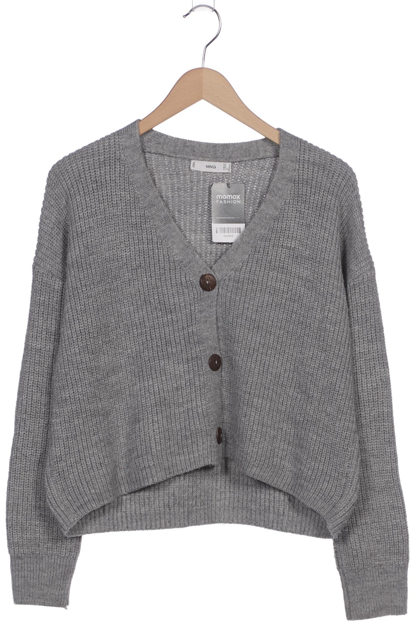 

Mango Damen Strickjacke, grau, Gr. 36