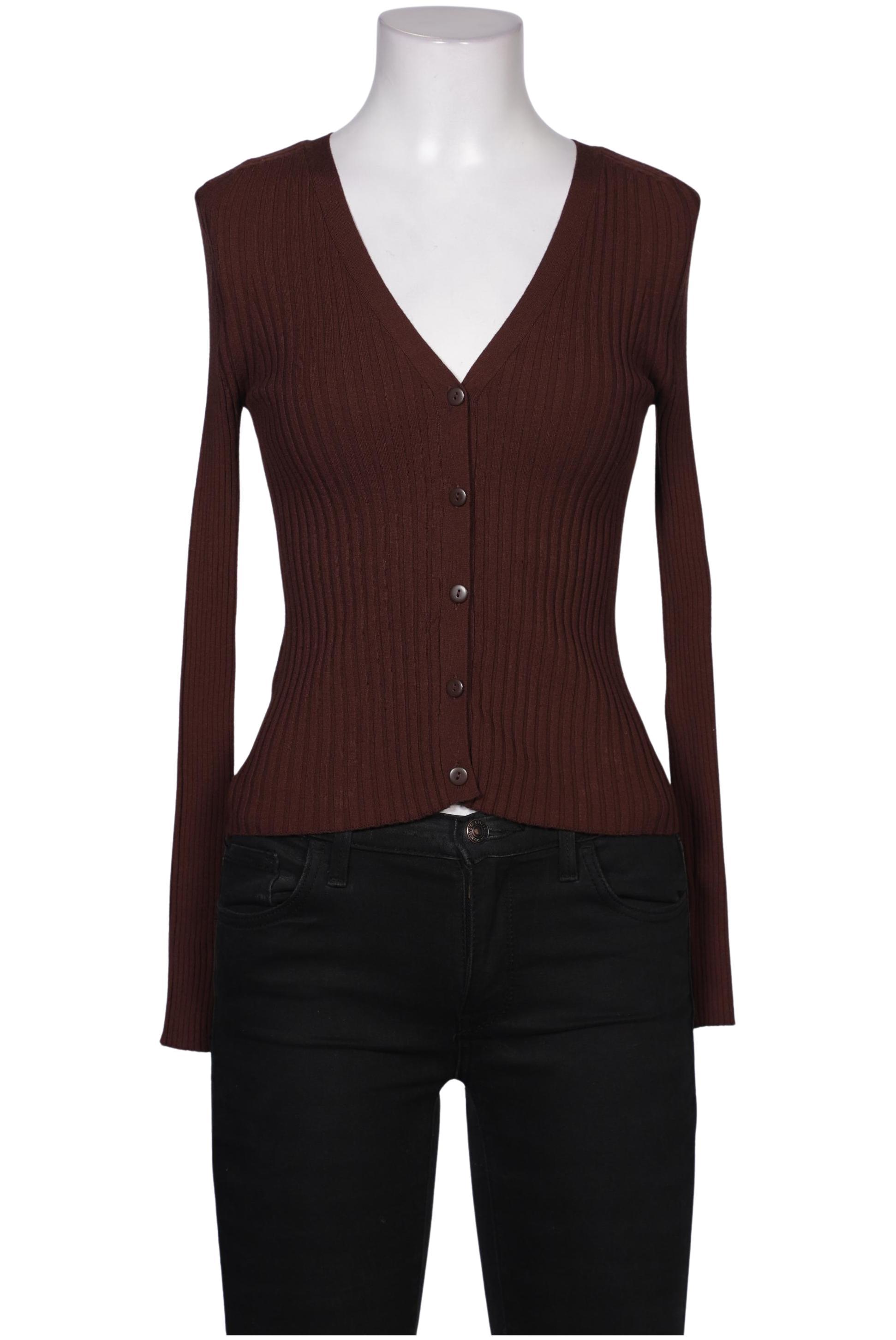 

Mango Damen Strickjacke, braun, Gr. 36