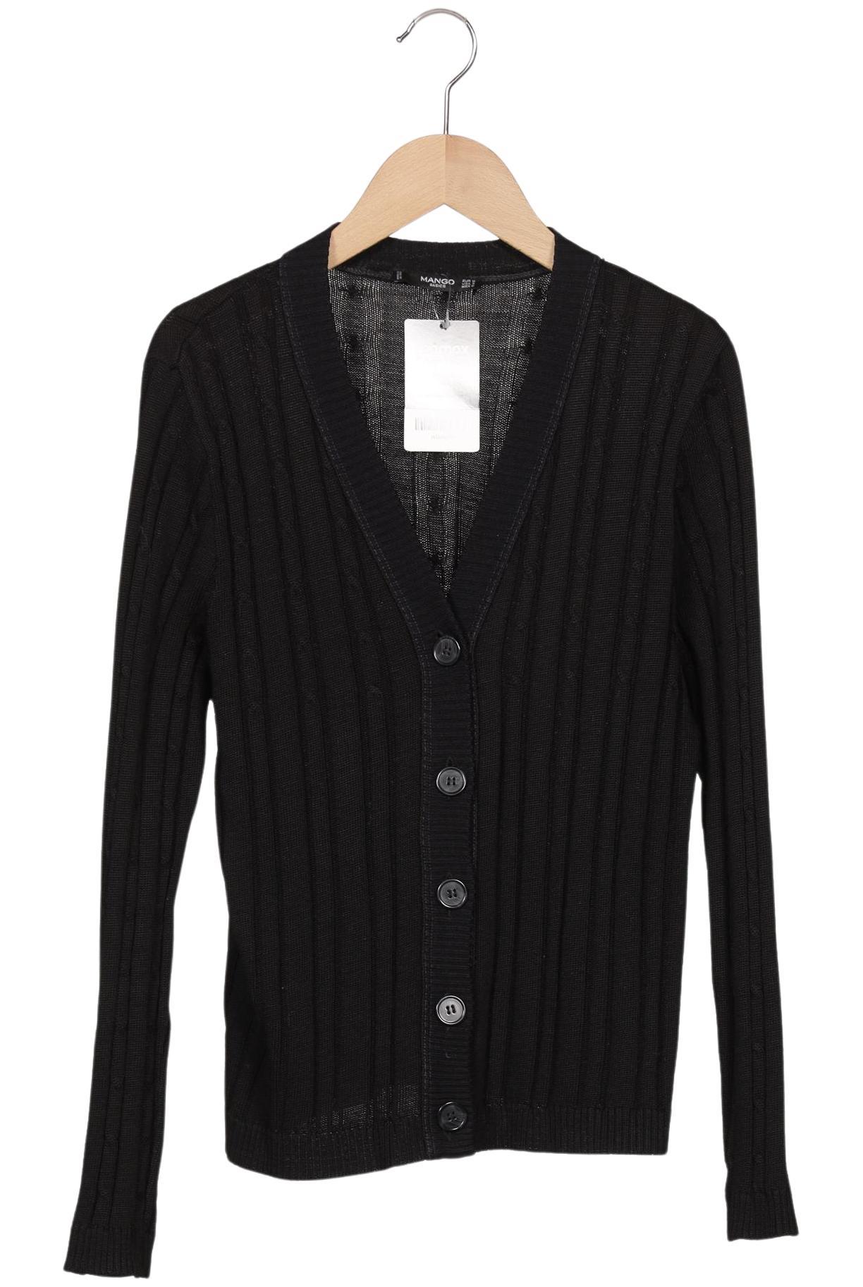 

Mango Damen Strickjacke, schwarz, Gr. 38