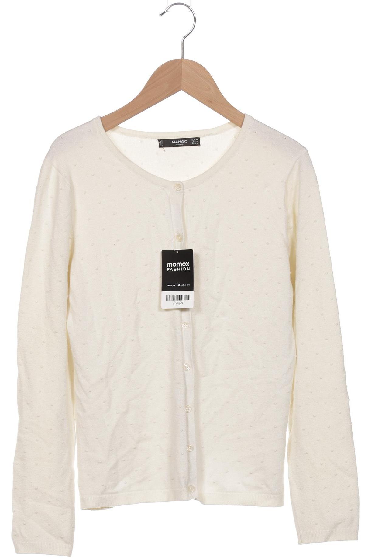 

Mango Damen Strickjacke, cremeweiß, Gr. 38