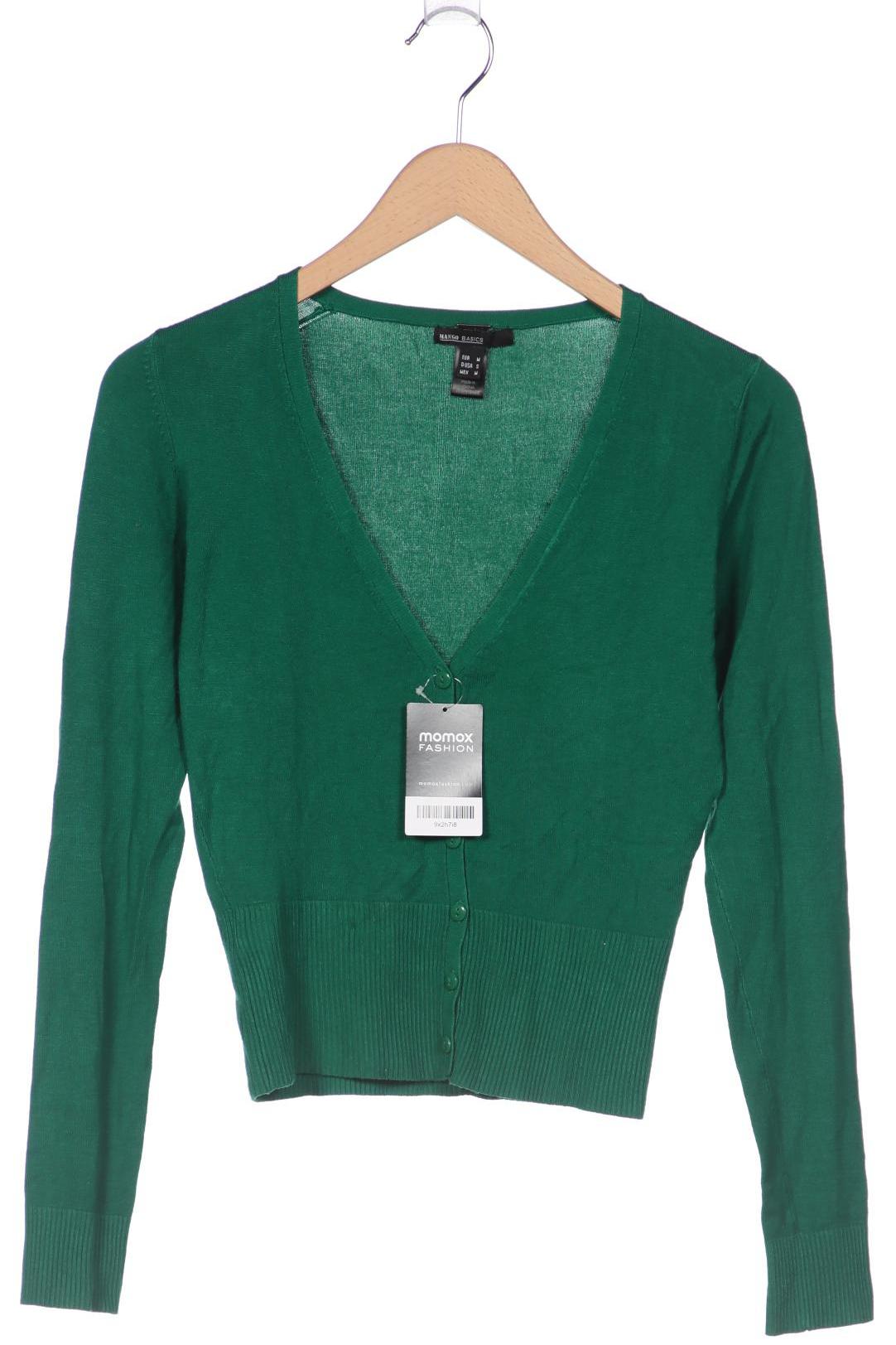 

Mango Damen Strickjacke, grün, Gr. 38
