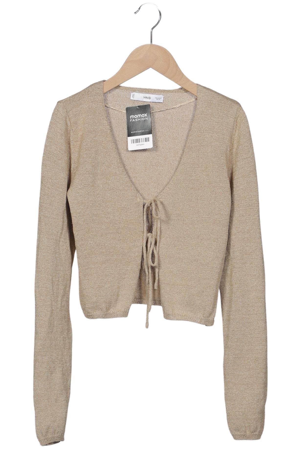 

Mango Damen Strickjacke, beige, Gr. 38