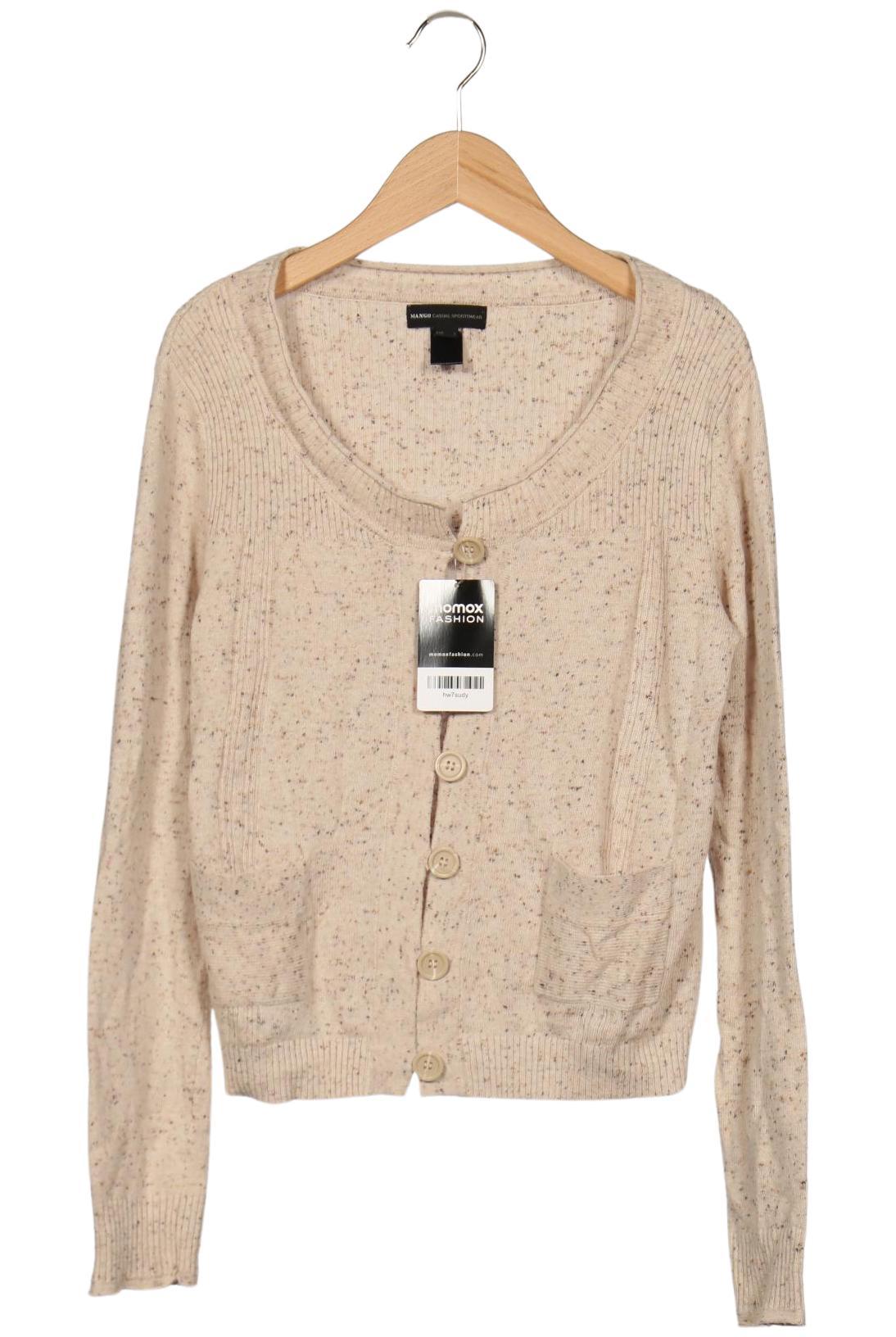 

Mango Damen Strickjacke, beige, Gr. 42