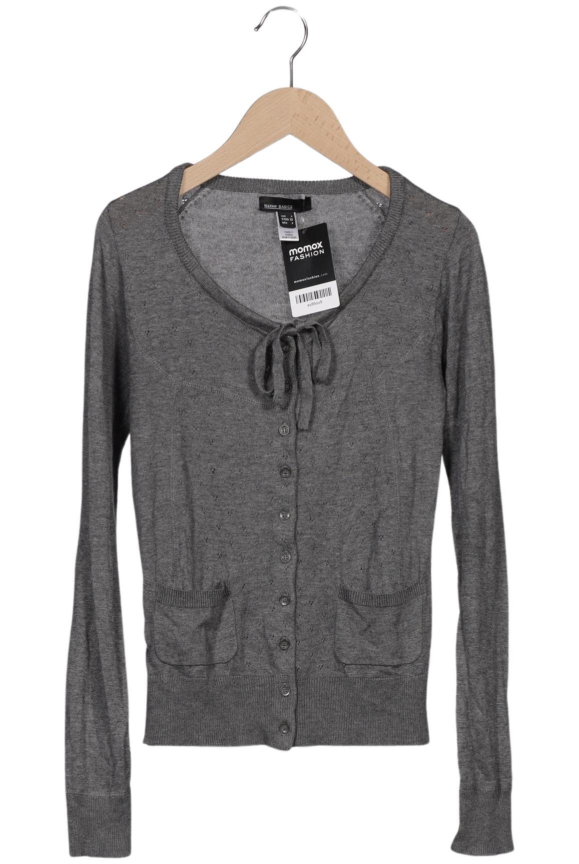 

Mango Damen Strickjacke, grau, Gr. 36