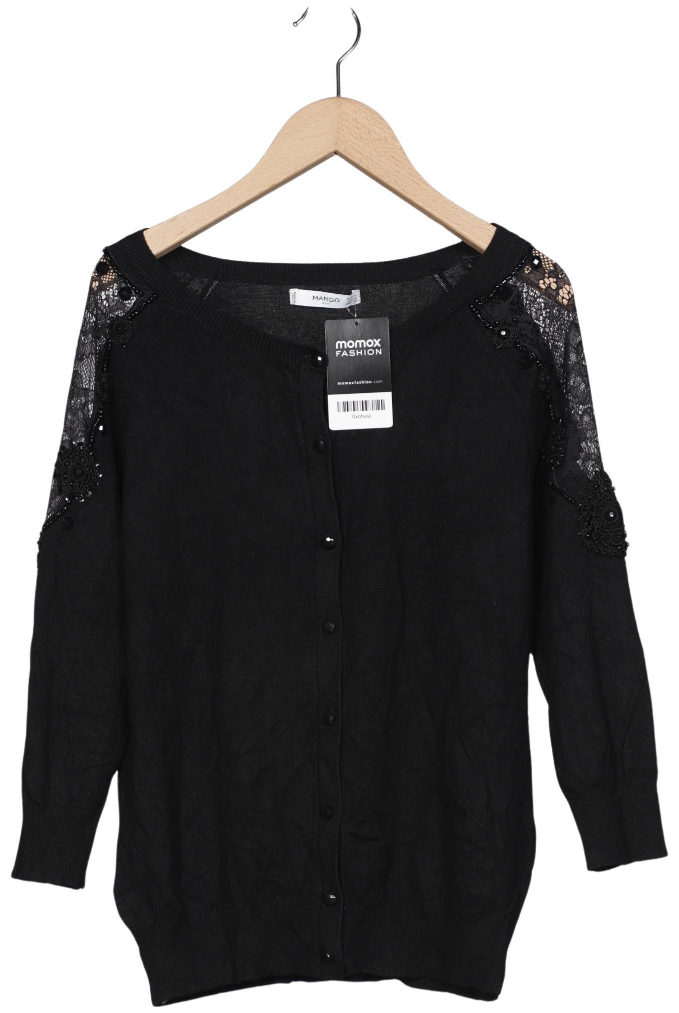 

Mango Damen Strickjacke, schwarz, Gr. 36