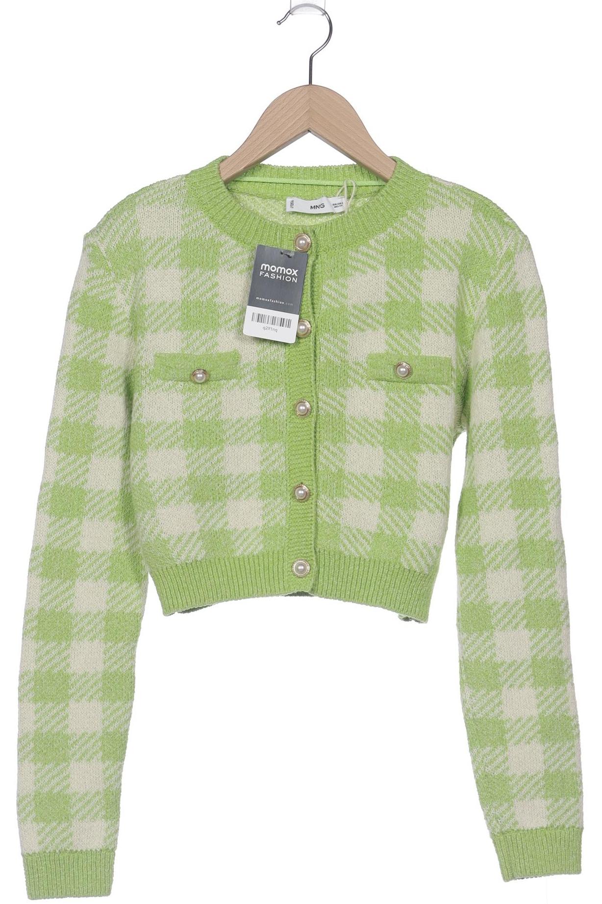

Mango Damen Strickjacke, hellgrün, Gr. 36