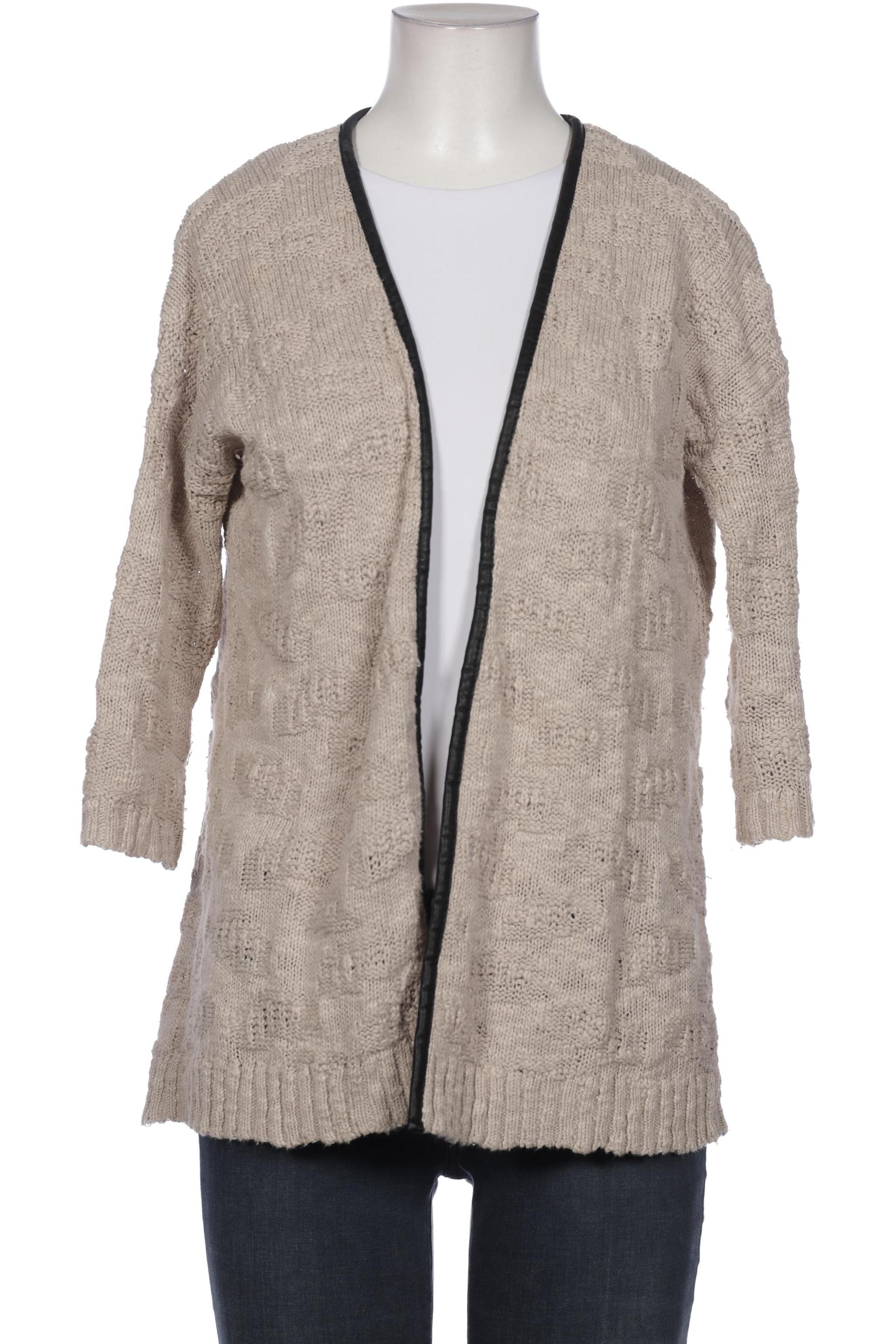 

Mango Damen Strickjacke, beige, Gr. 36